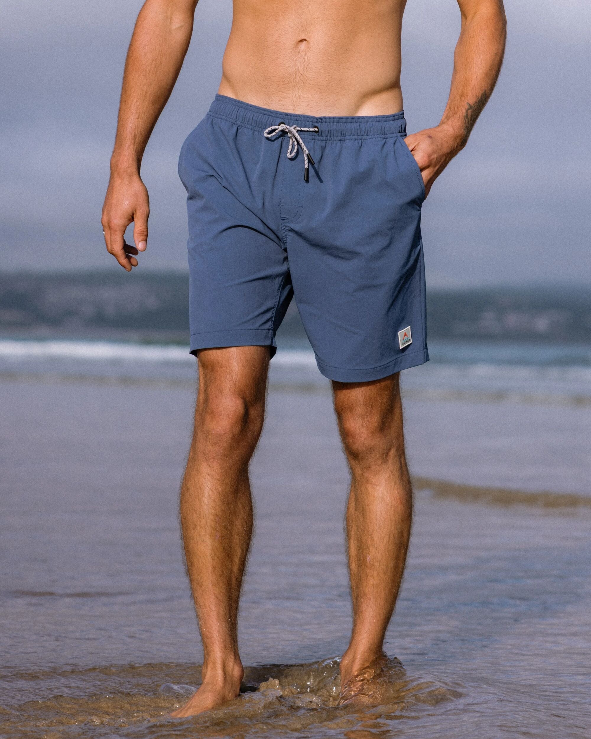Drifter NetPlus® Swim Lined Short - Dark Denim - Lifestyle