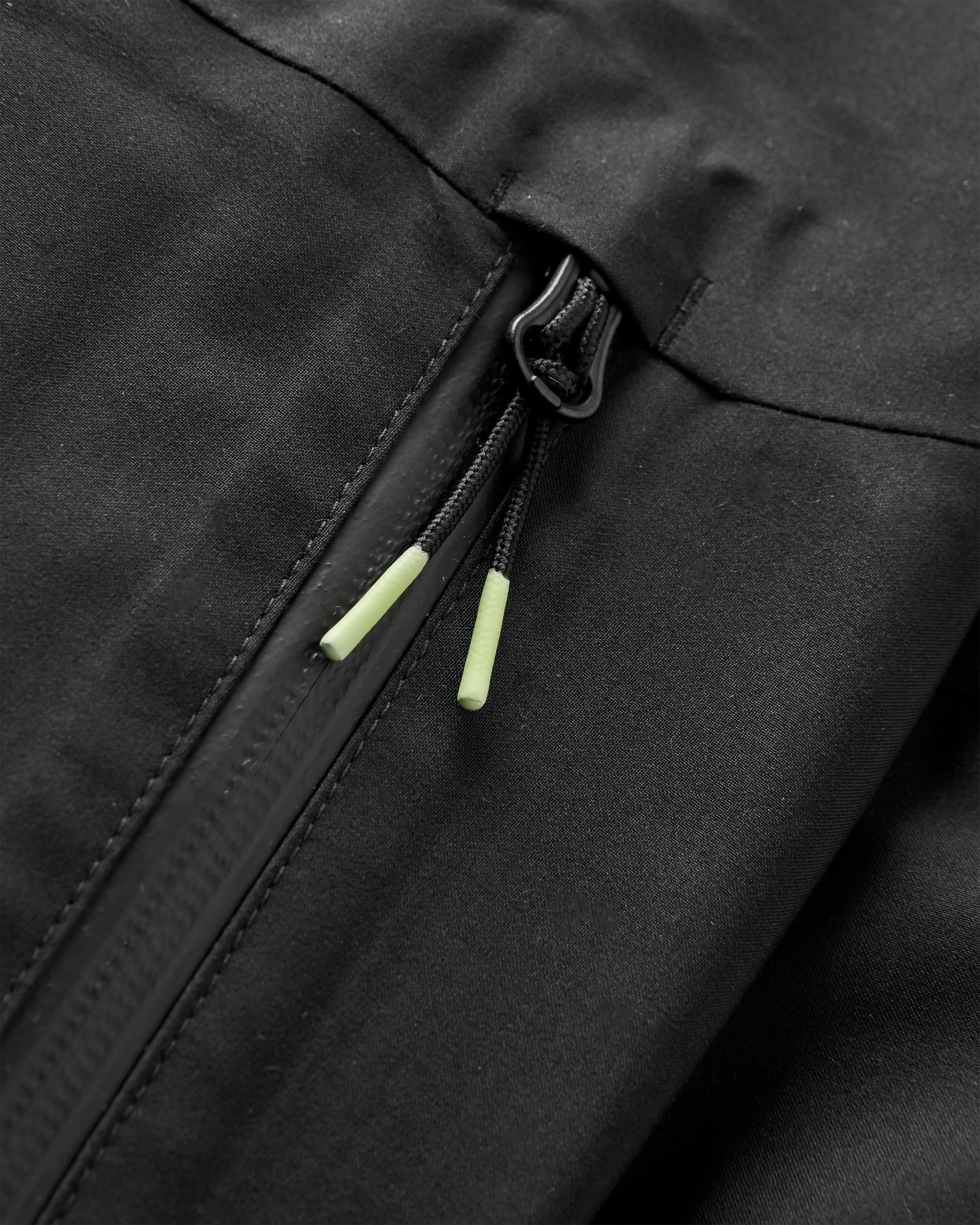 Five Season Recycled Waterproof Jacket - Black - Flatlay