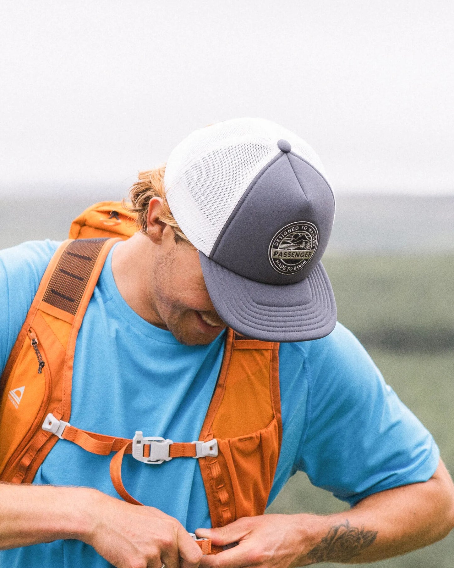 Odyssey Active Mesh Snapback Cap - Charcoal - Lifestyle - Male