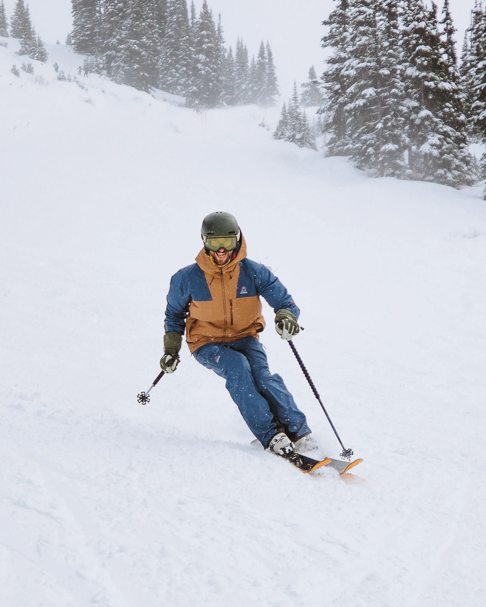 Snowscape Men's Recycled Pant - Dark Denim - IGC