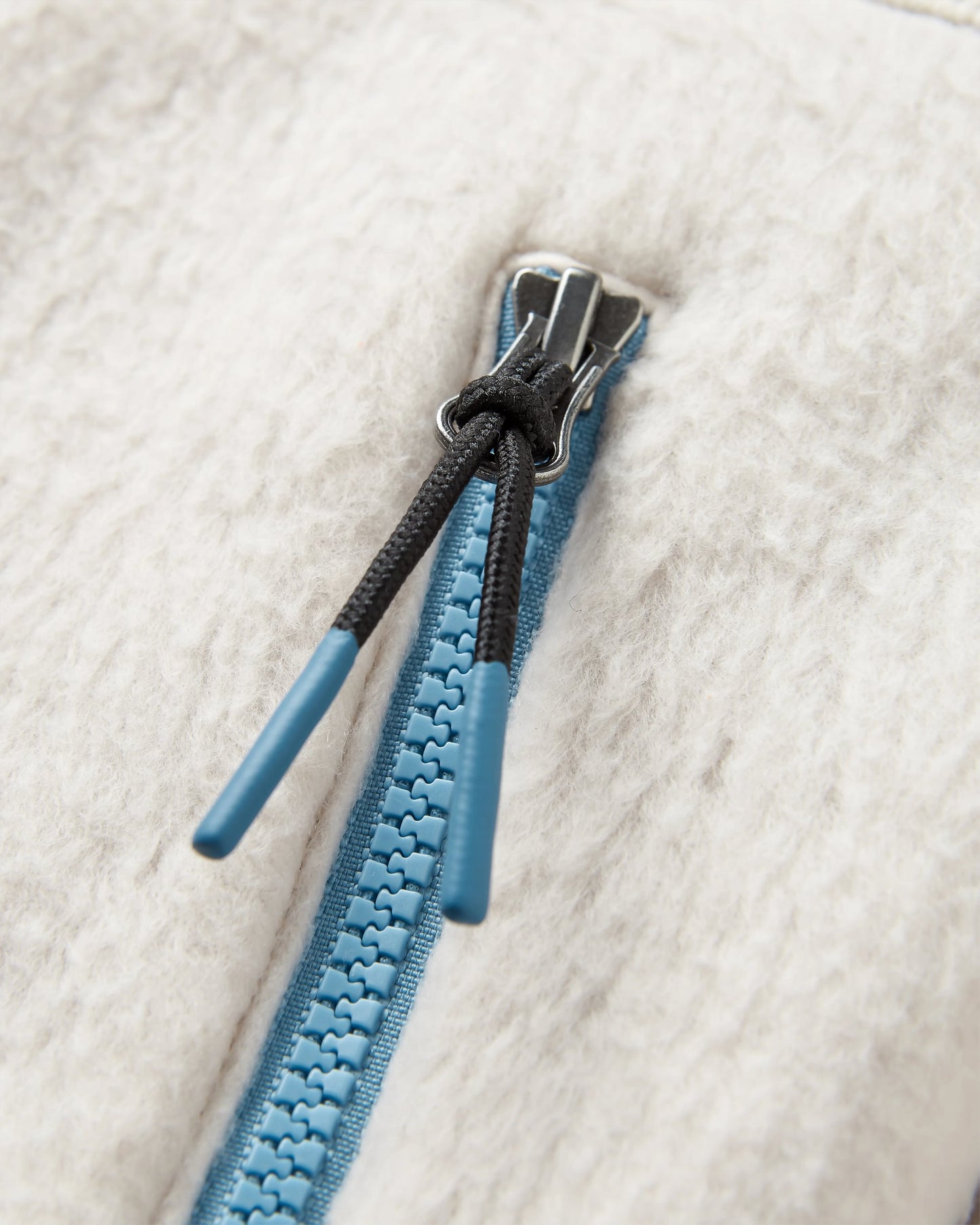 North Coast Vista 2.0 Full Zip Recycled Sherpa Fleece - Oatmeal - Flatlay