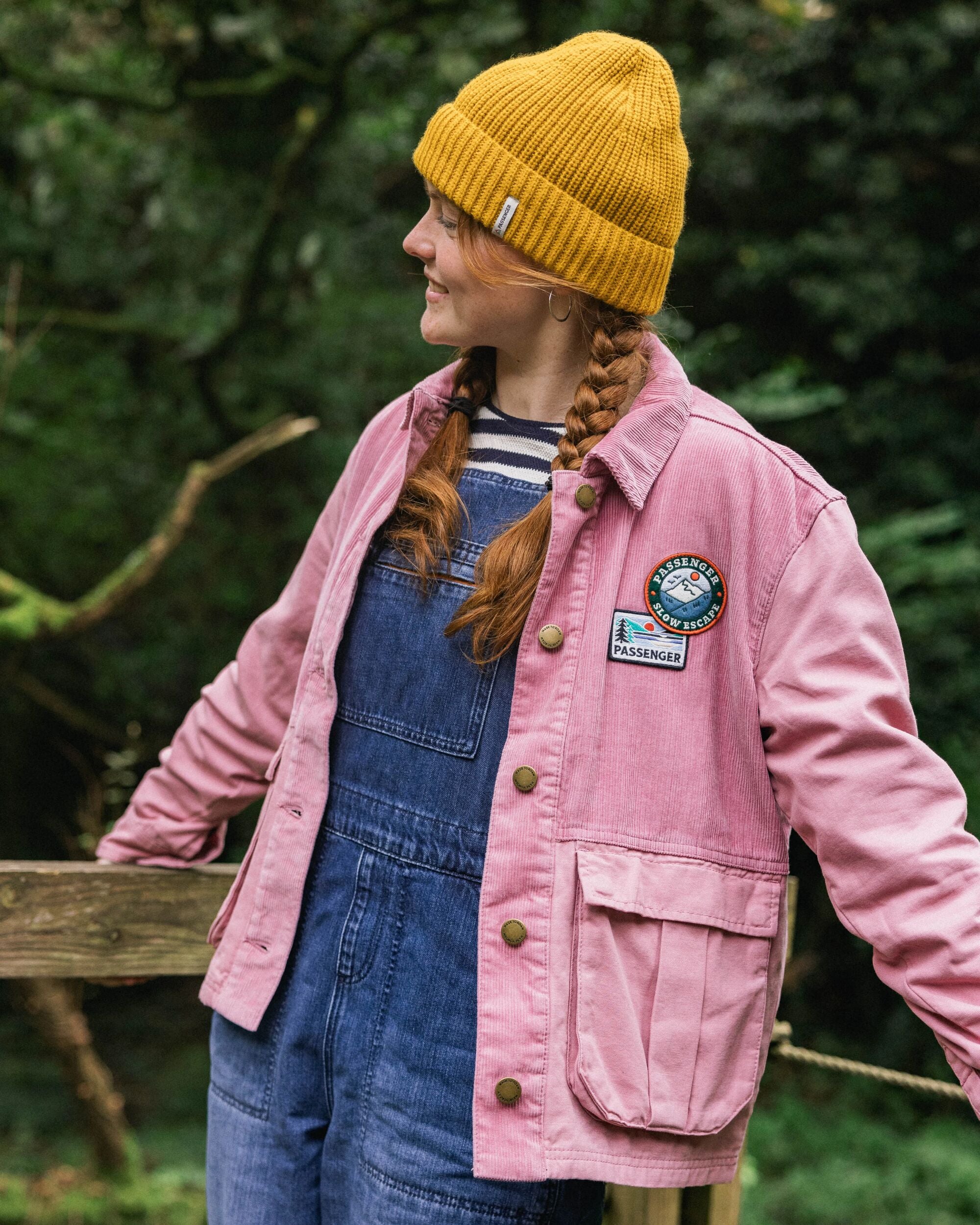Nomad Corduroy Overshirt - Pink Haze - Lifestyle