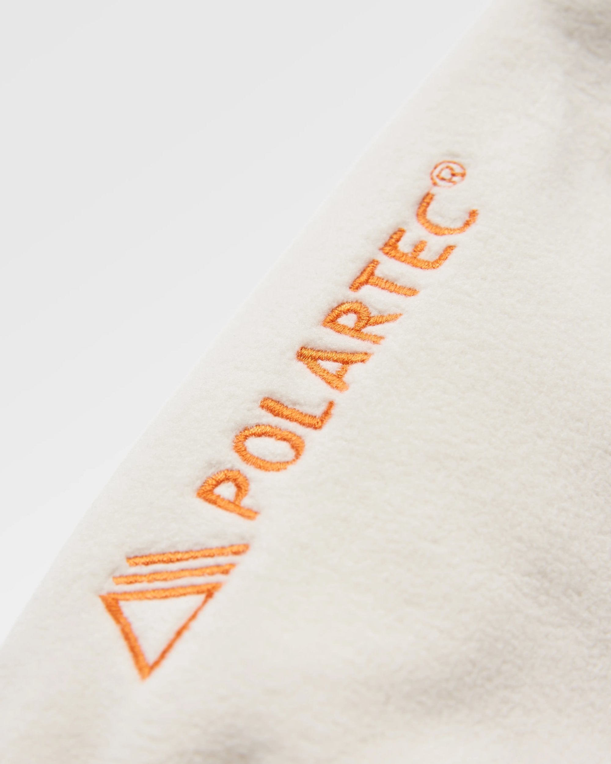 Ayla Recycled Polartec® Fleece - Vintage White - Flatlay