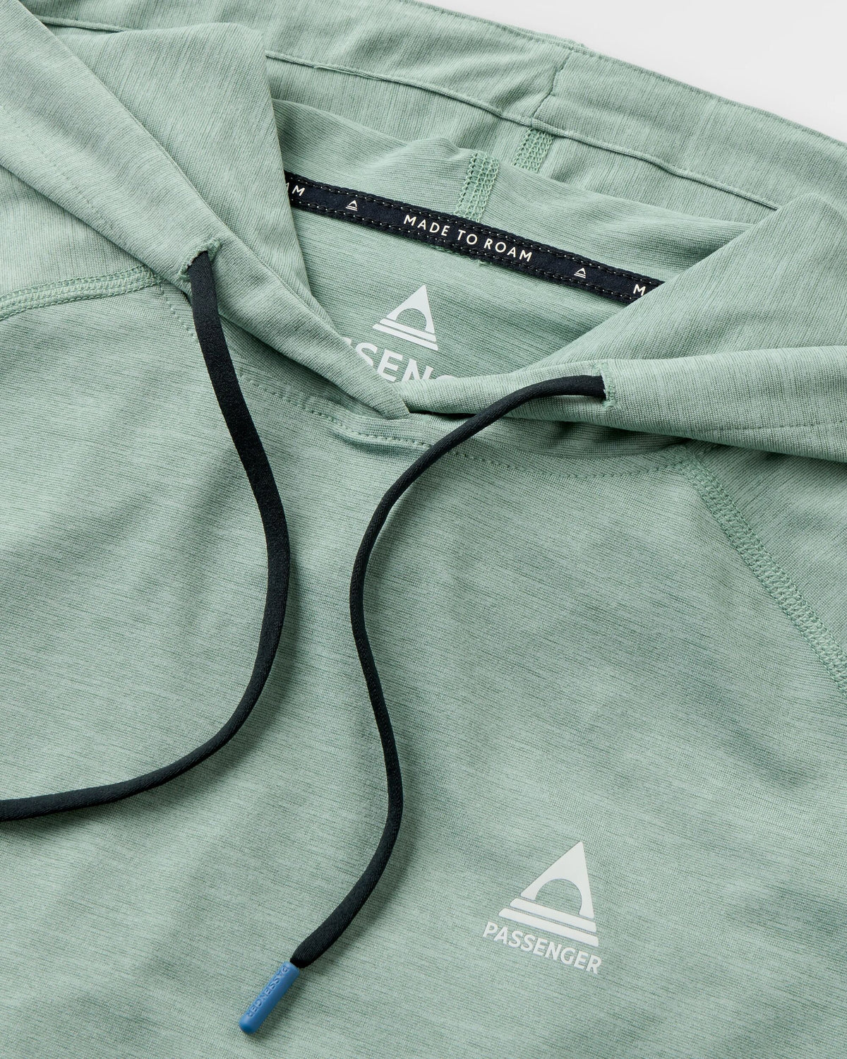 Sunvale Lightweight UPF50 Hoodie - Pistachio Marl - Flatlay