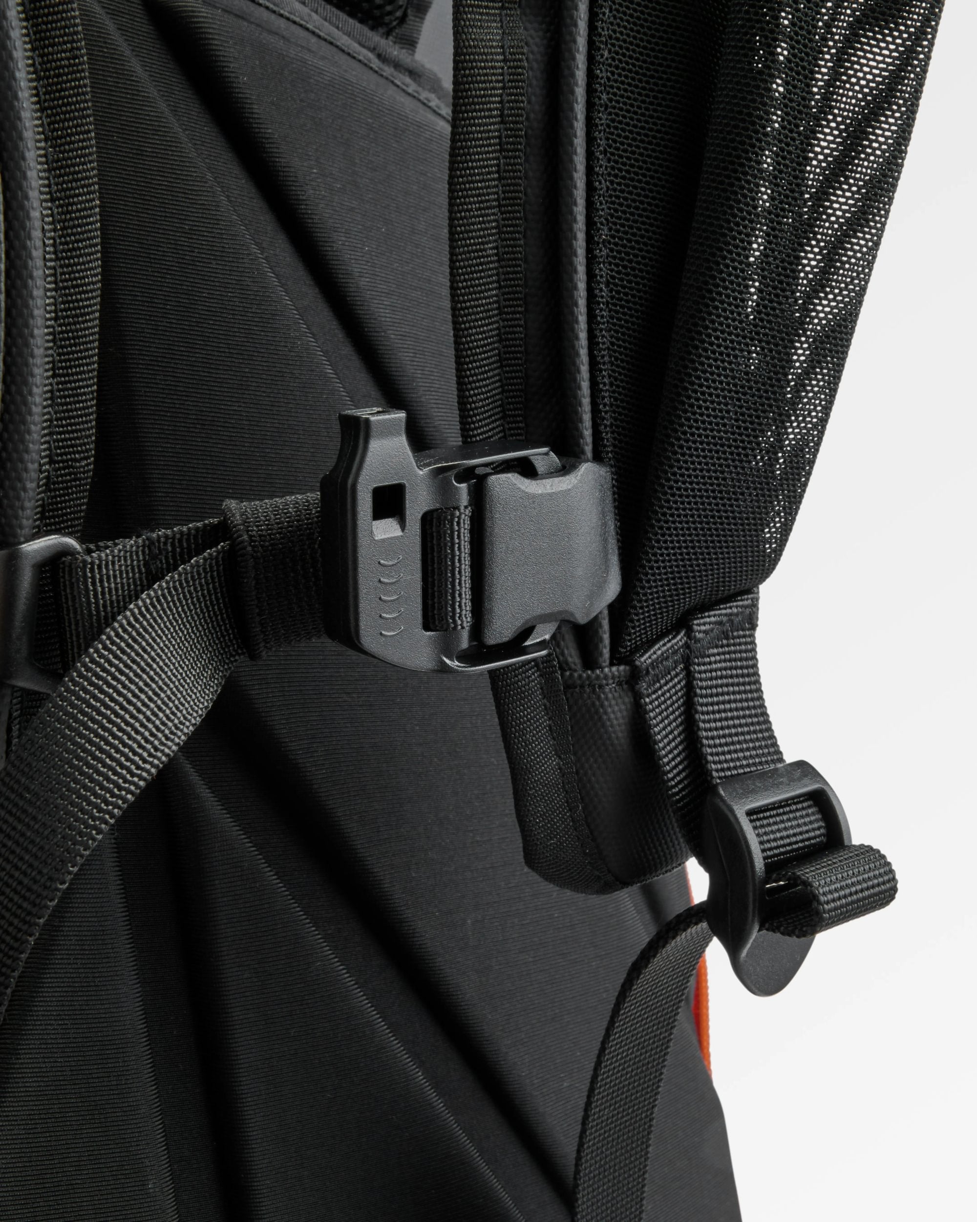 Atlas Recycled Backpack Duffel - Black - Flatlay