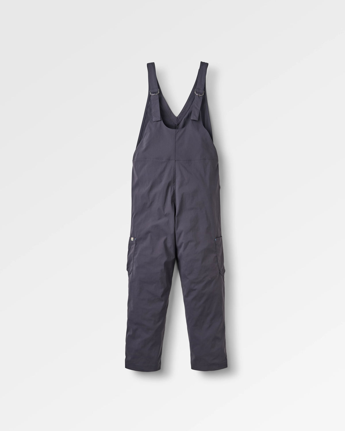 Refuel Ripstop Dungarees - Faded Black - Flatlay