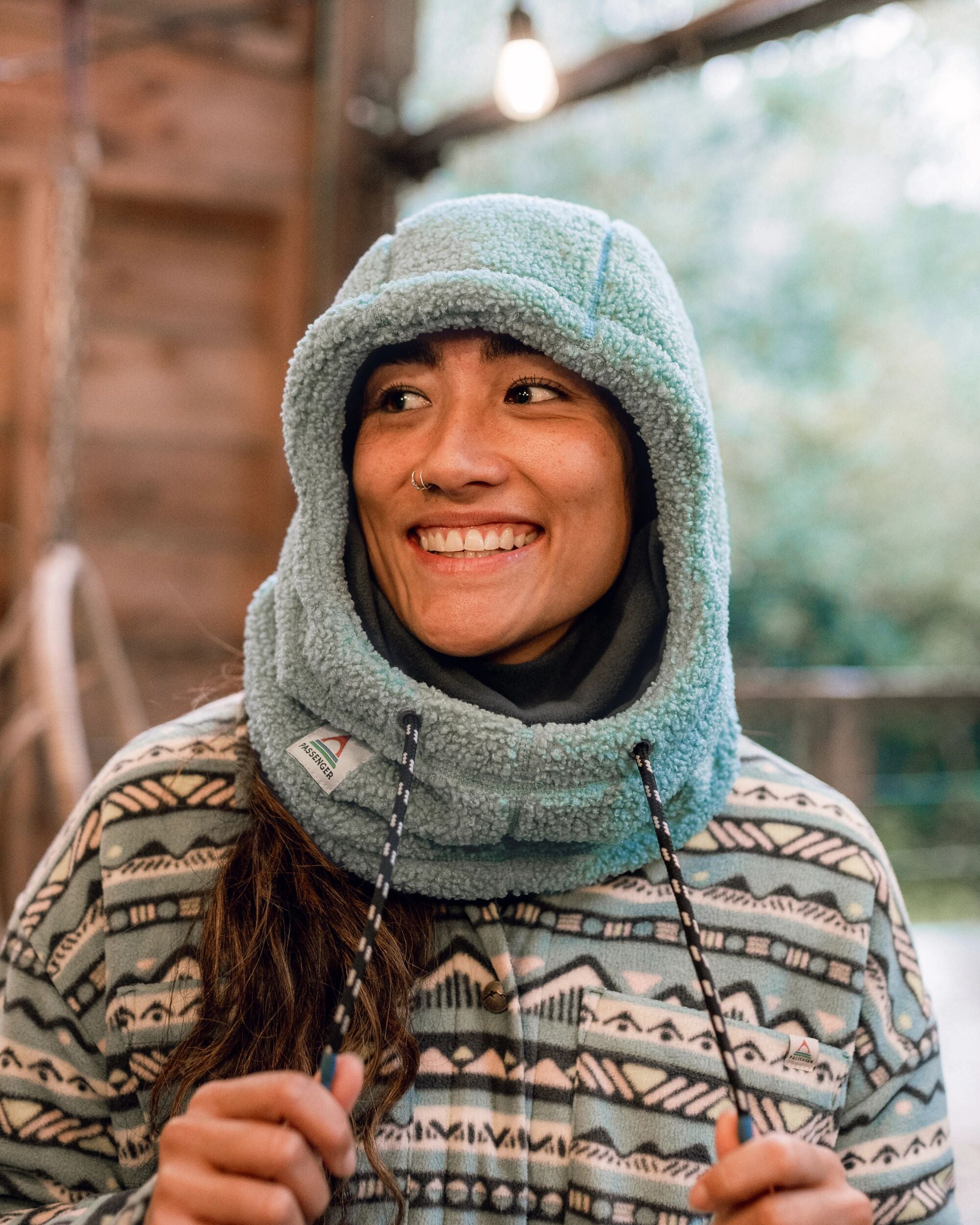 Snowdrift Recycled Fleece Hood - Arctic - Lifestyle - Female