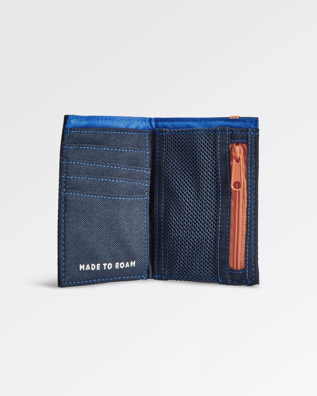 Essentials 2.0 Recycled Wallet - Deep Navy - Flatlay