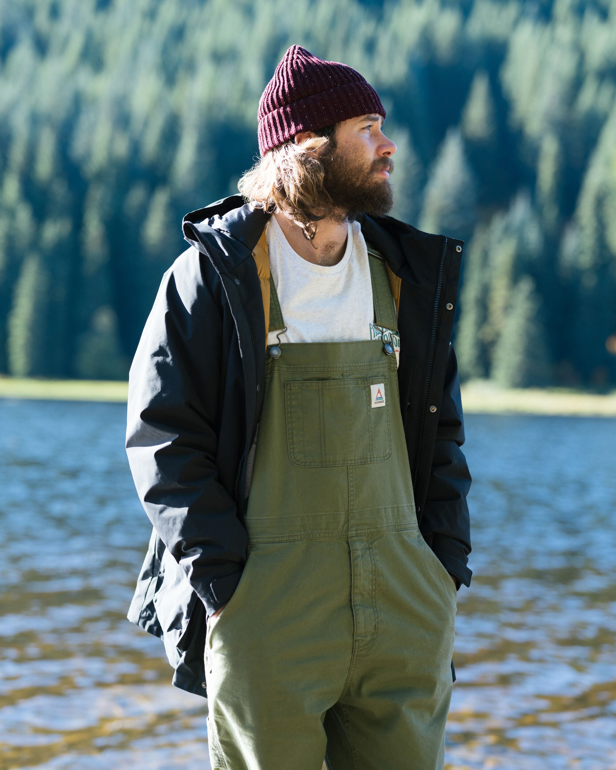 Baltic Recycled Insulated Parka - Black - Lifestyle