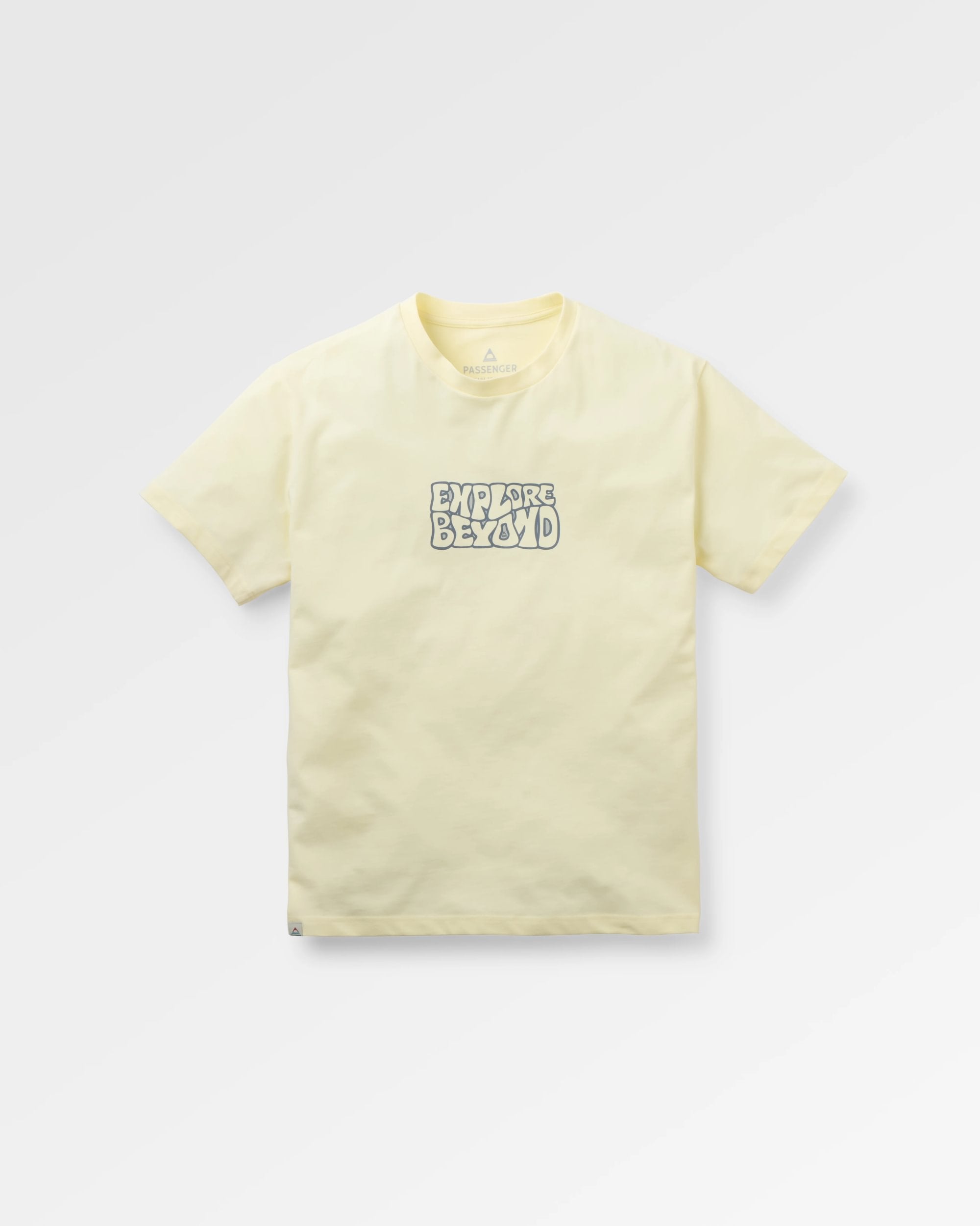 Beyond Relaxed Fit T-Shirt - Pale Yellow - Flatlay