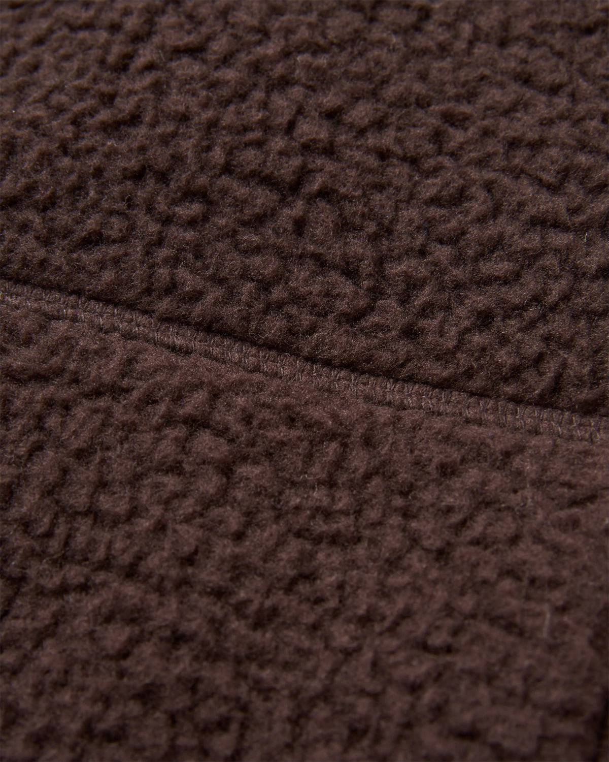 Fairbanks Full Zip Recycled Sherpa Fleece - Espresso - Flatlay