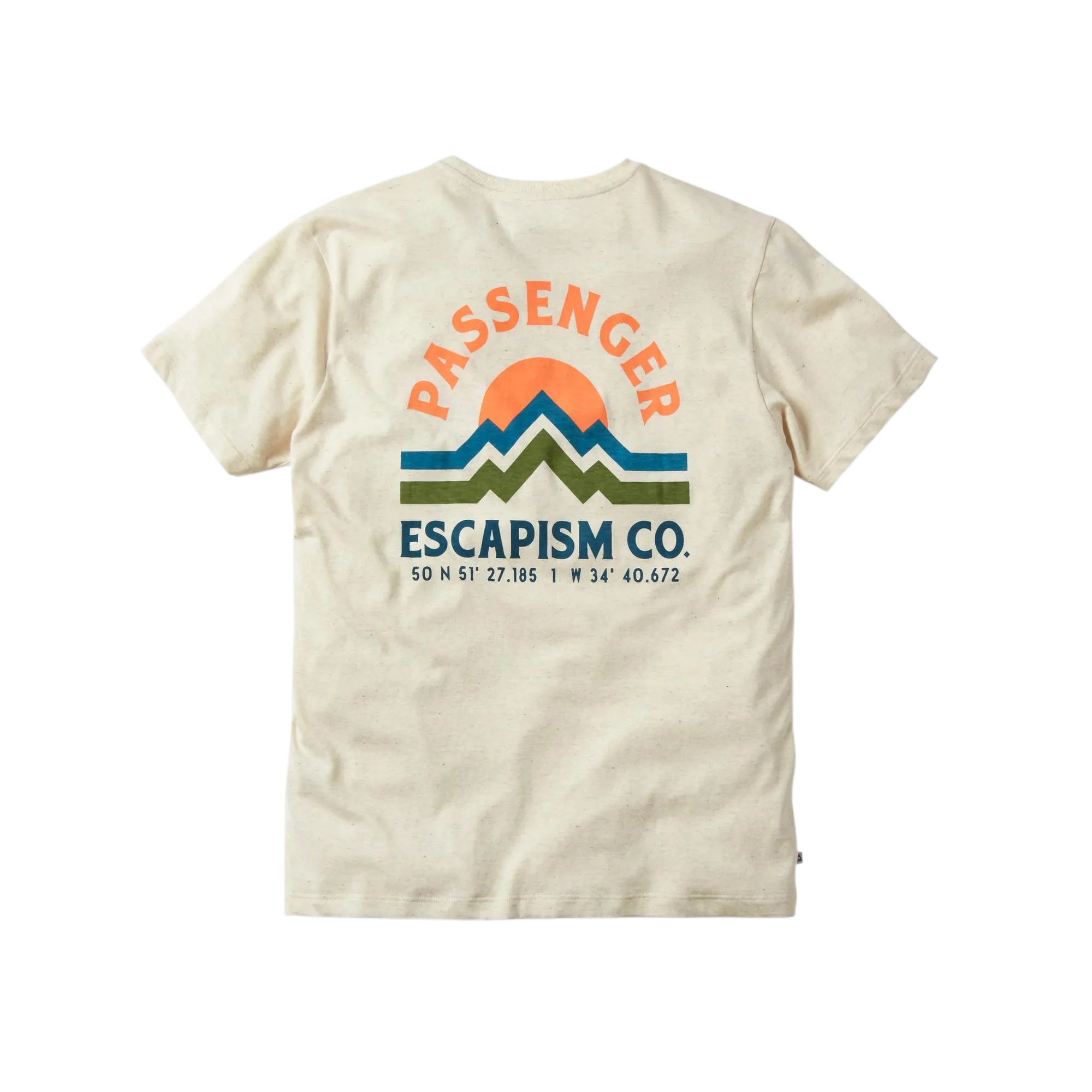 Breathe Baumwoll-T-Shirt - Milchig Meliert