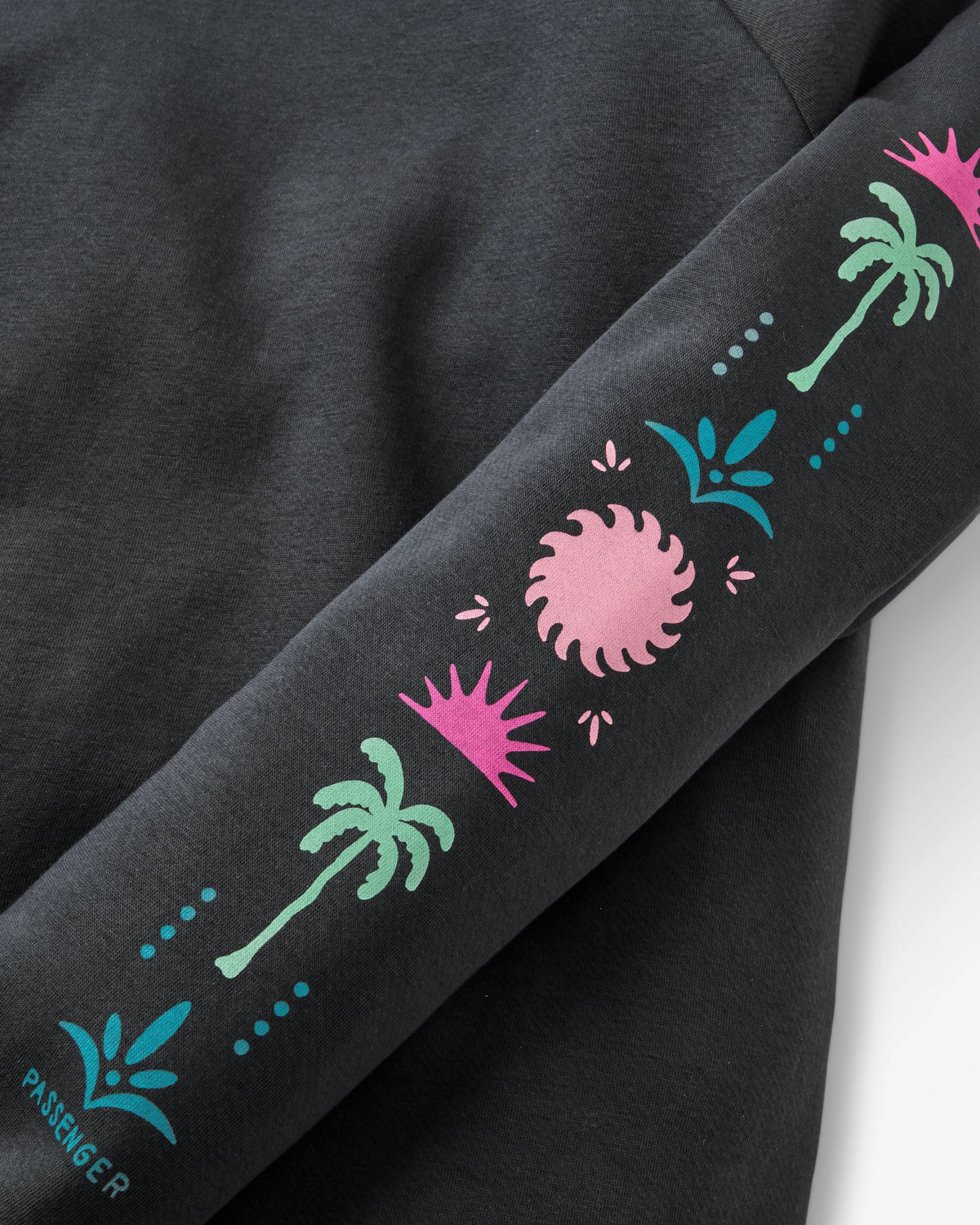 Stack Sweatshirt - Faded Black - Flatlay