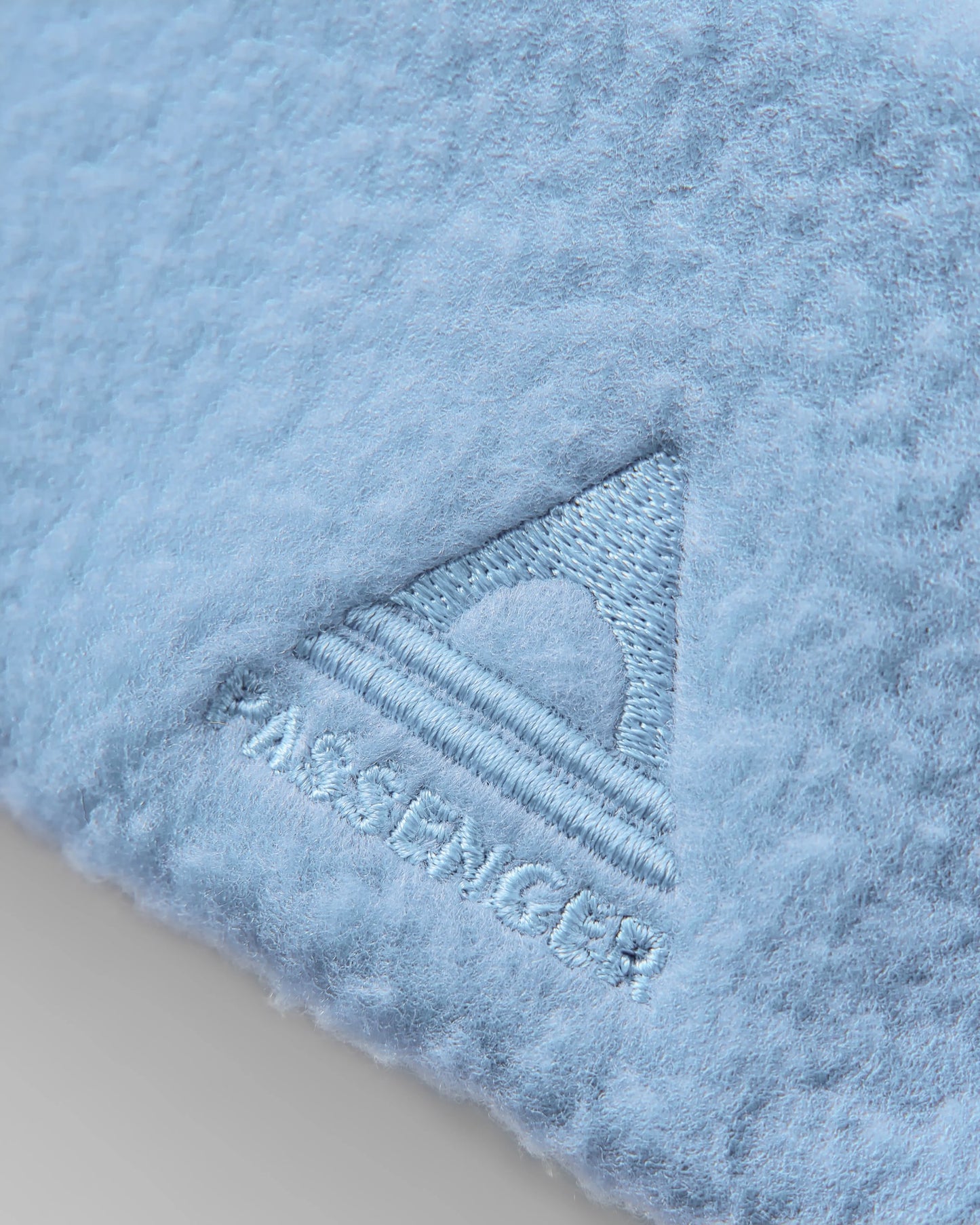 Snow Recycled Sherpa Beanie - Blue Fog - Flatlay
