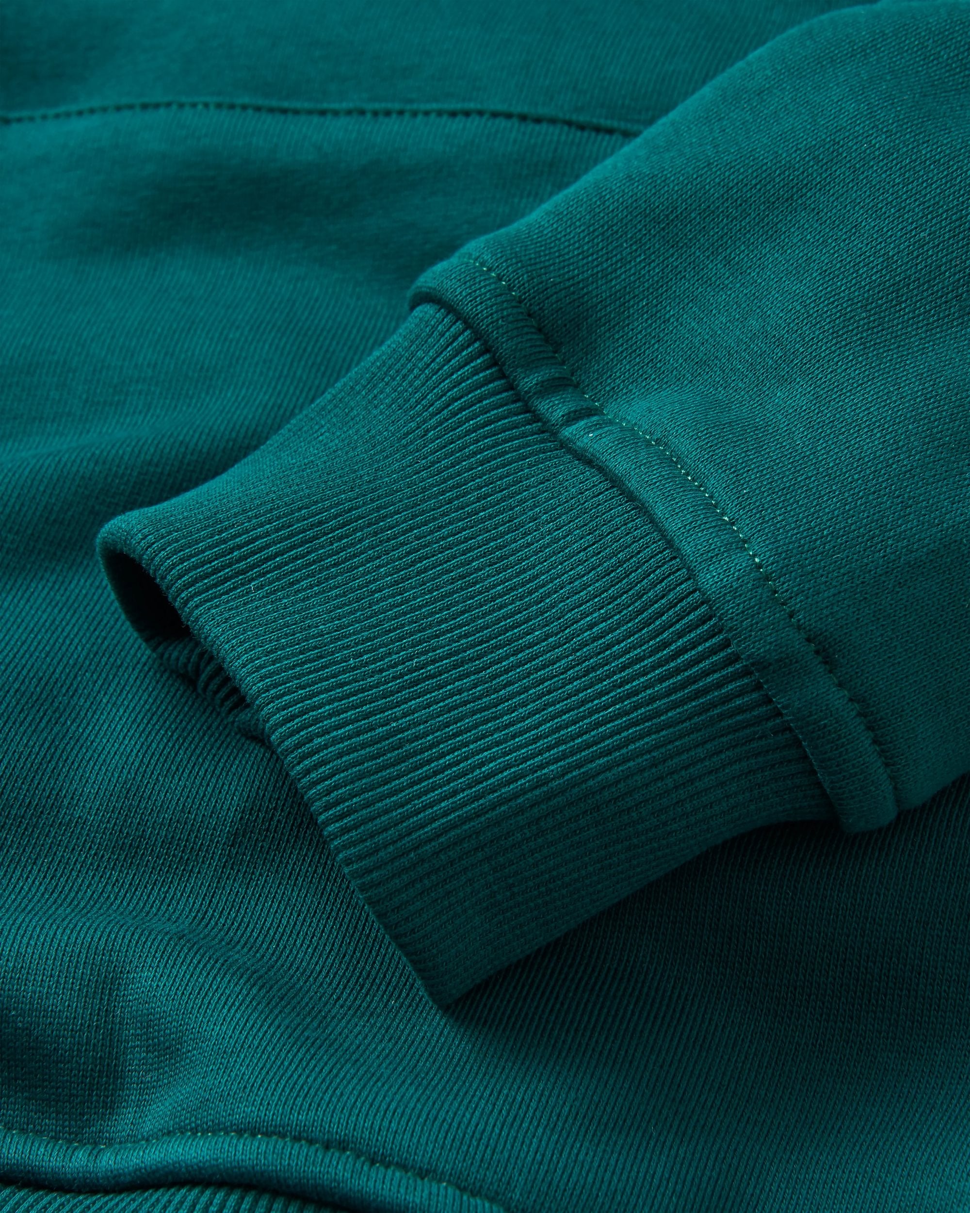 Yuca Organic Cotton Hoodie - Rain Forest - Flatlay