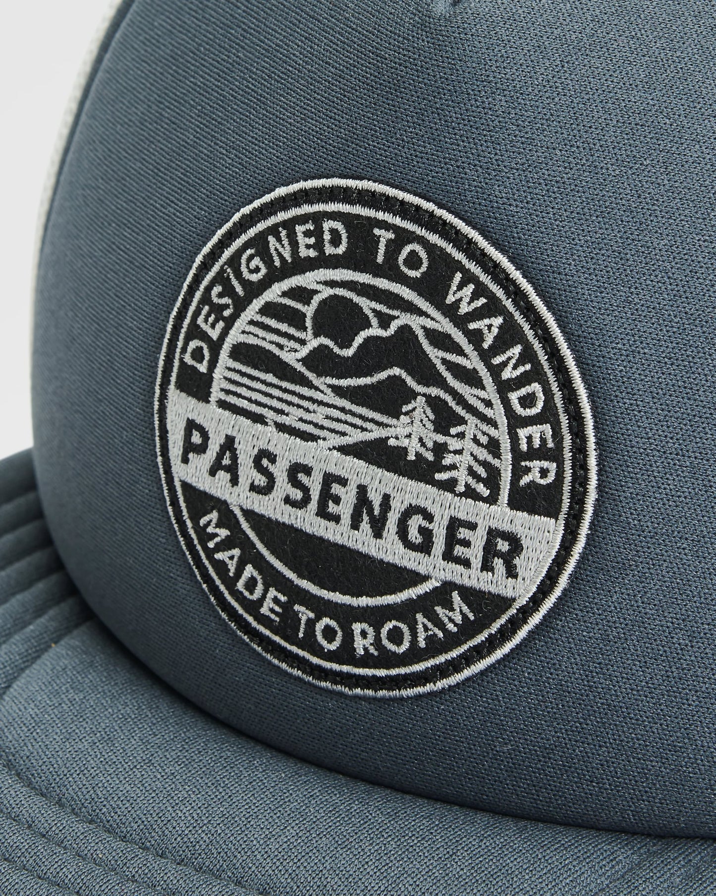Odyssey Active Mesh Snapback Cap - Charcoal - Flatlay