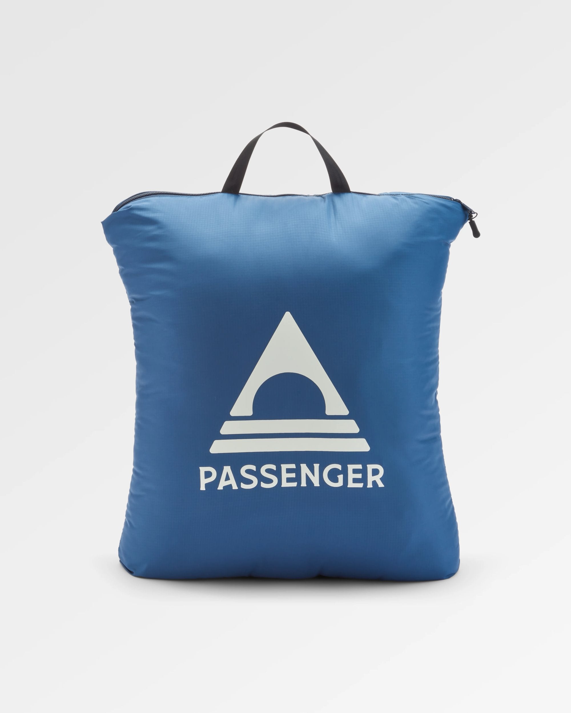 Cabin Recycled Sherpa Blanket - Dark Denim - Flatlay