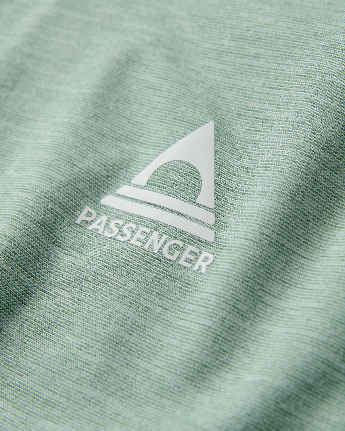 Light Ray Lightweight Surf T-Shirt - Pistachio Marl - Flatlay