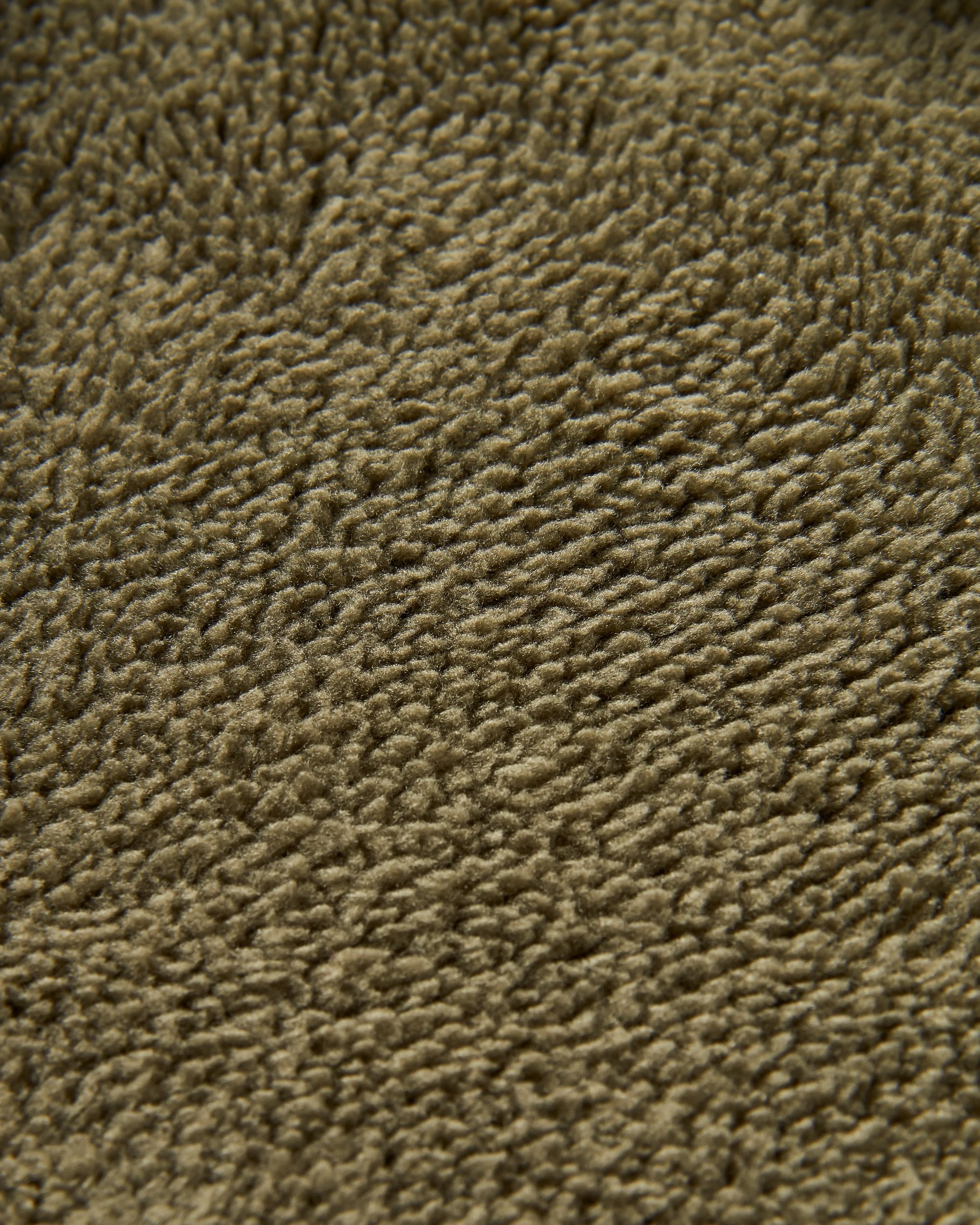 Firelight Sherpa Lined Overshirt - Dusty Olive/Dark Denim Check - Flatlay