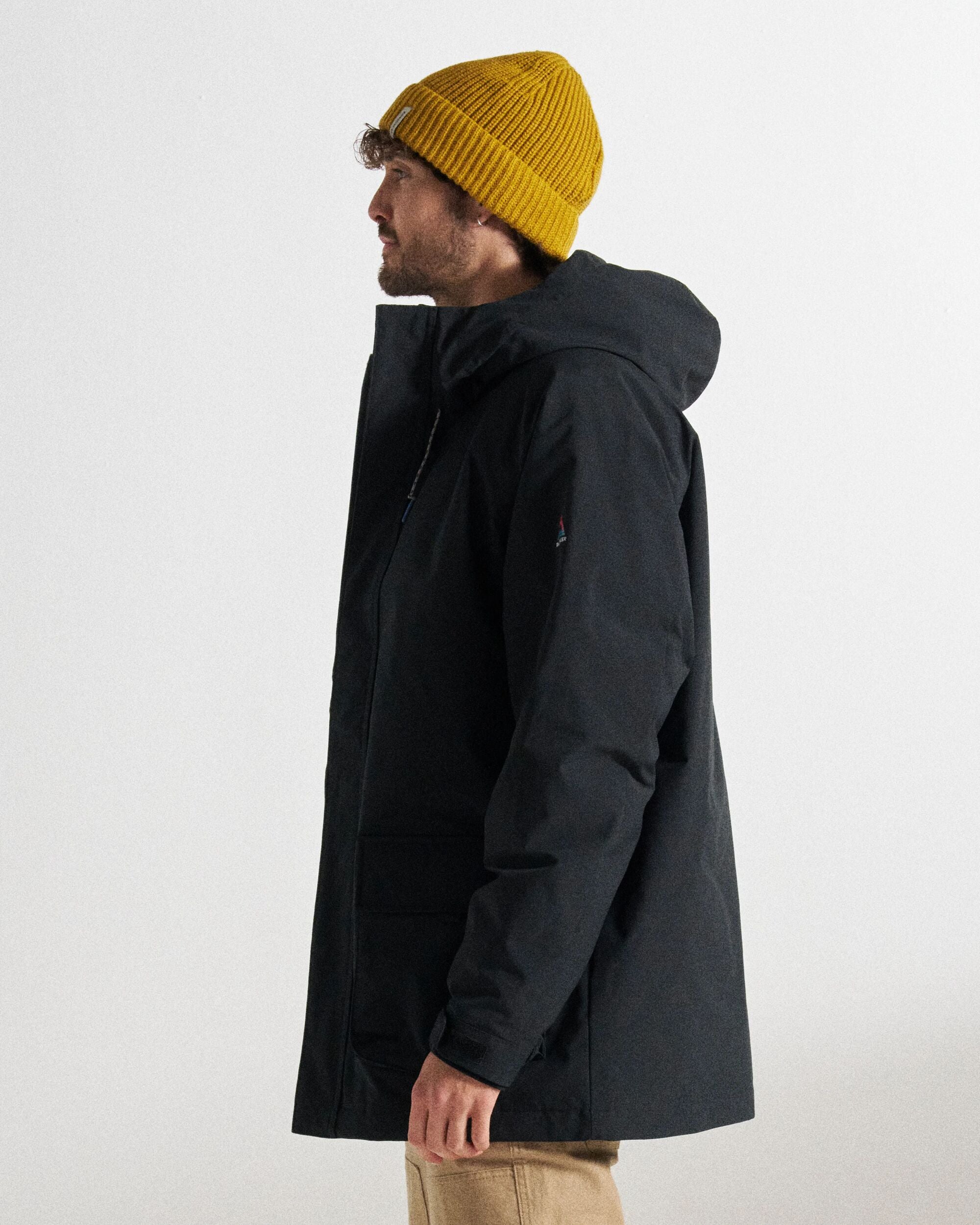 Baltic Recycled Insulated Parka - Black - Studio Model
