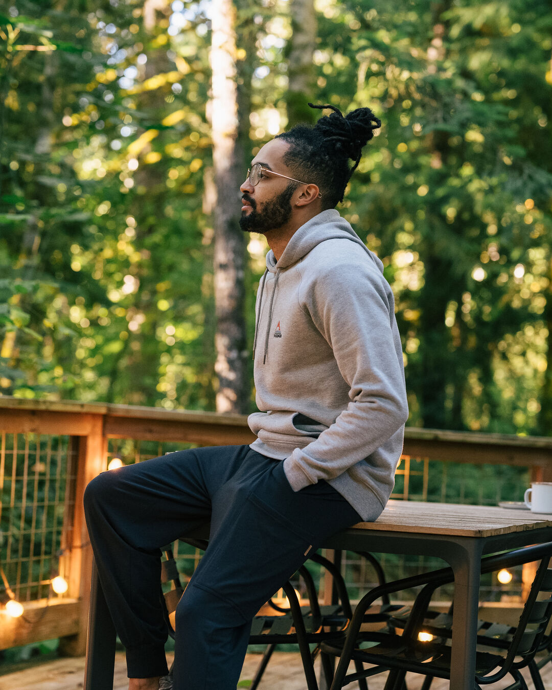 Vita Hoodie - Grey Marl - Lifestyle