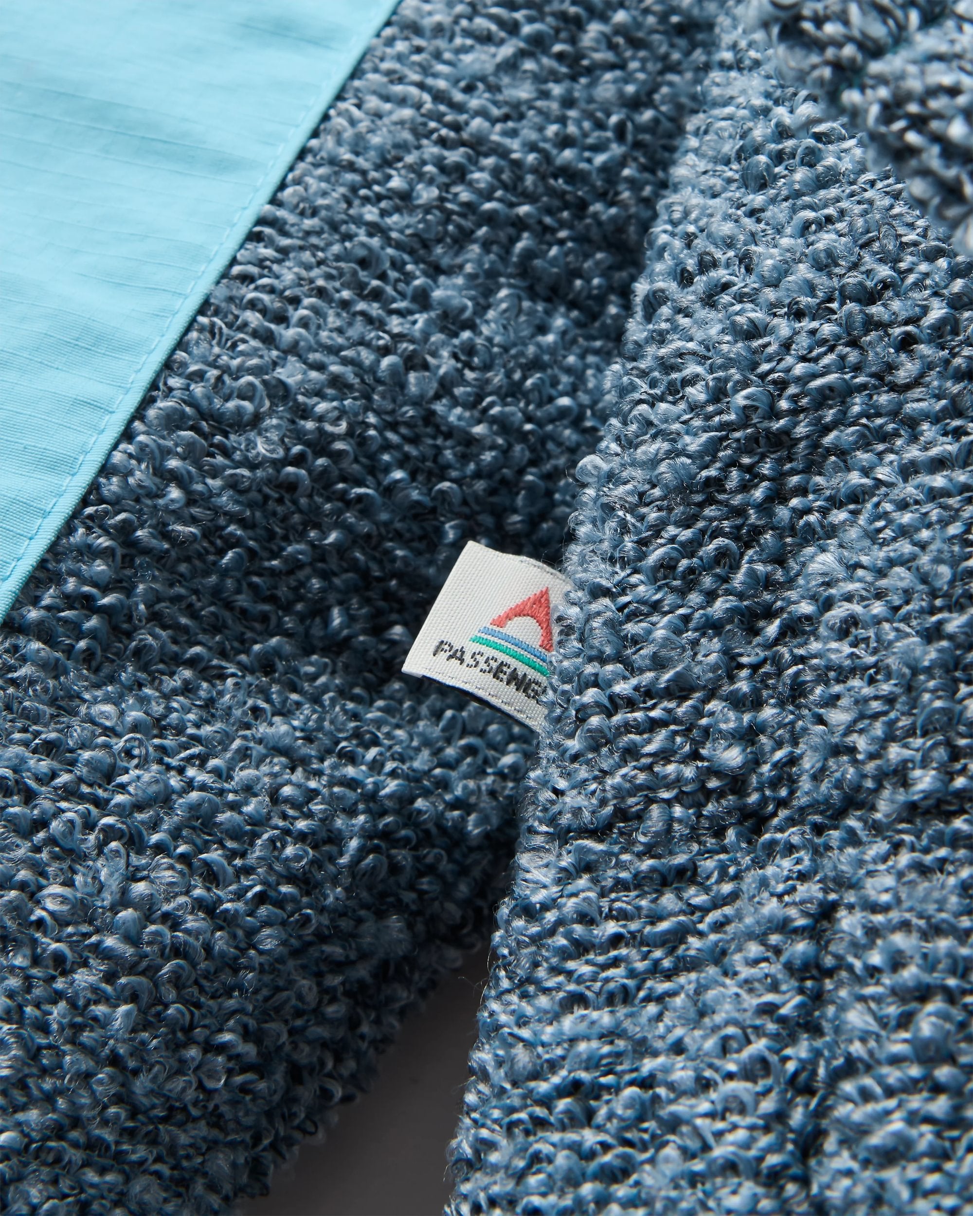 Warming Full Zip Windproof Fleece - Stormy Blue/Retro Blue - Flatlay