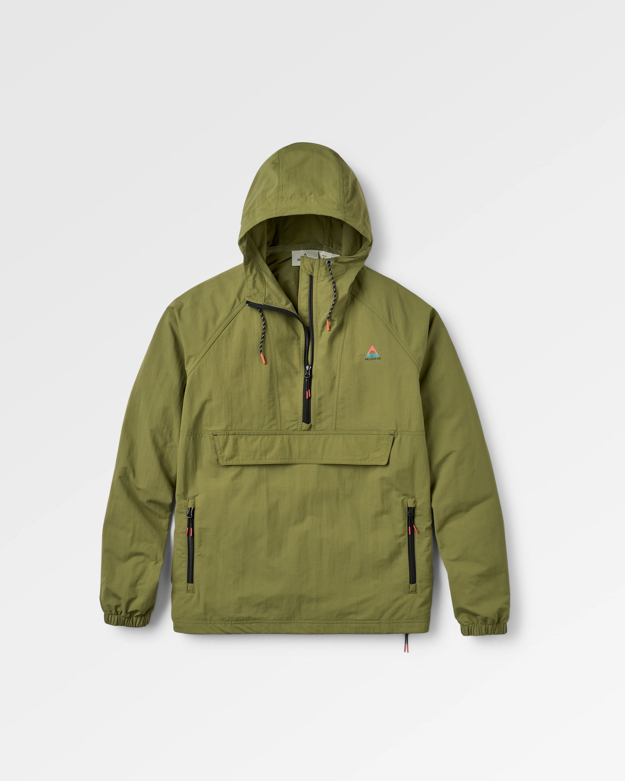 Seek Out Water Resistant Jacket - Khaki - Flatlay