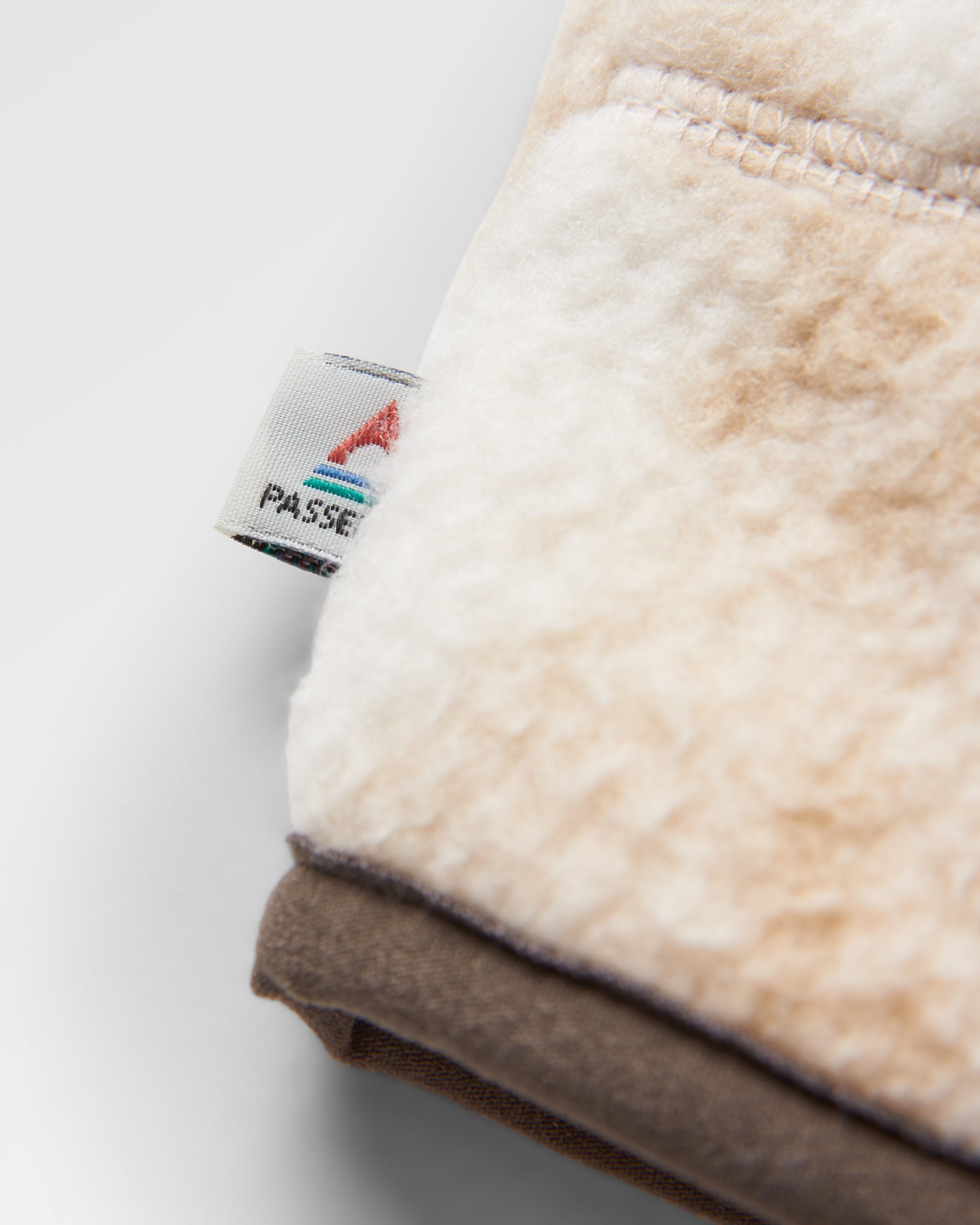 Maine 1/2 Zip Recycled Sherpa Fleece - Abstract Mountain Birch - Flatlay