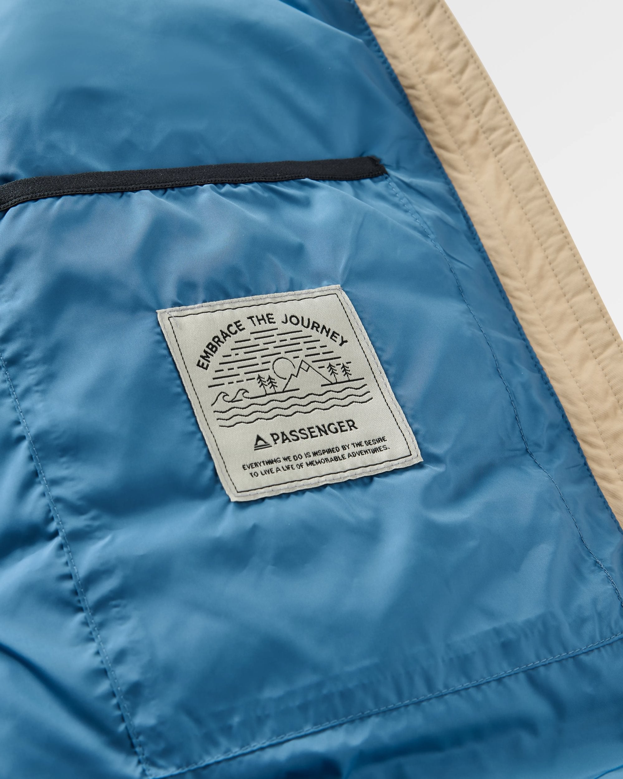 Nook Insulated Jacket - Stone - Flatlay