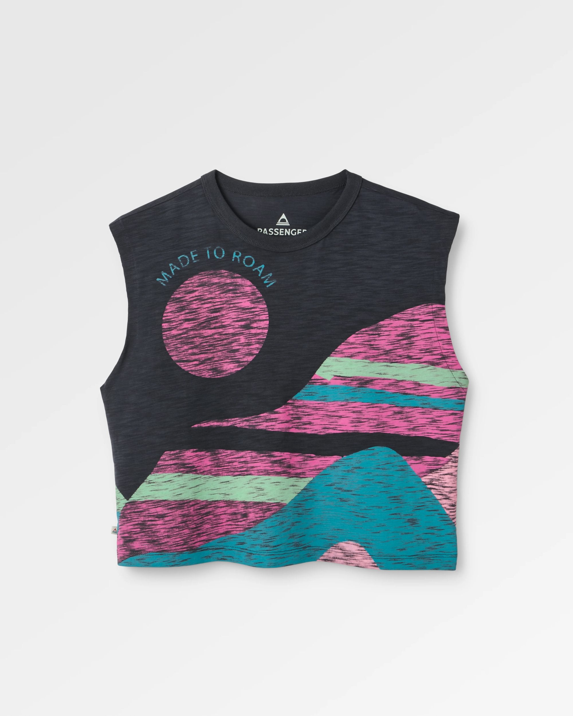 Ride and Climb Vest - Faded Black - Flatlay