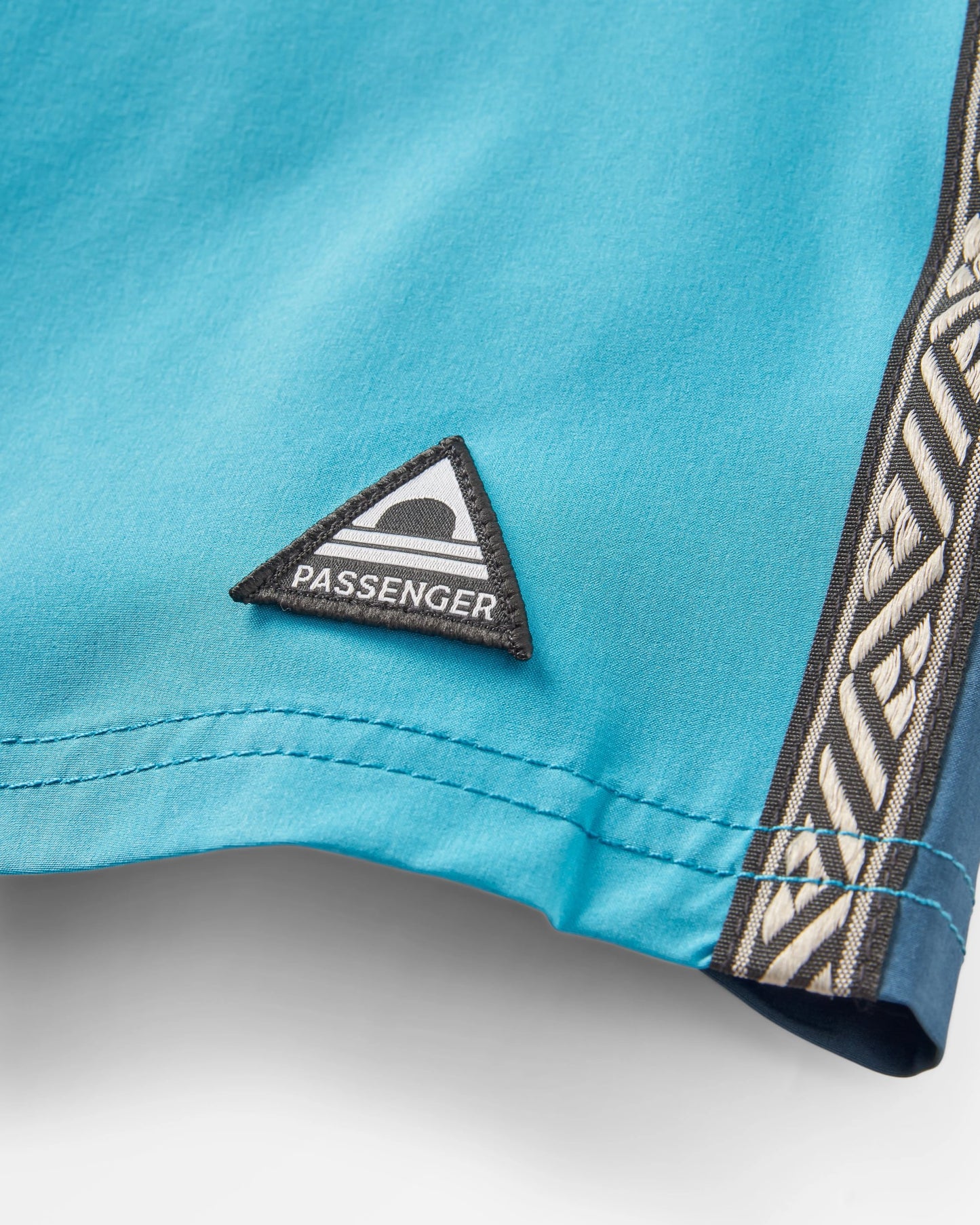 Hollow Recycled Boardshort - Blue Pool - Flatlay