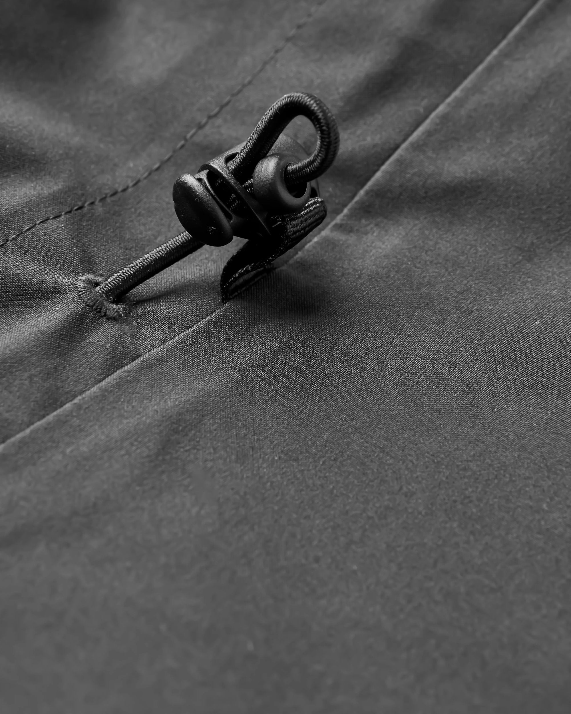 Five Element Recycled Waterproof Jacket - Black - Flatlay