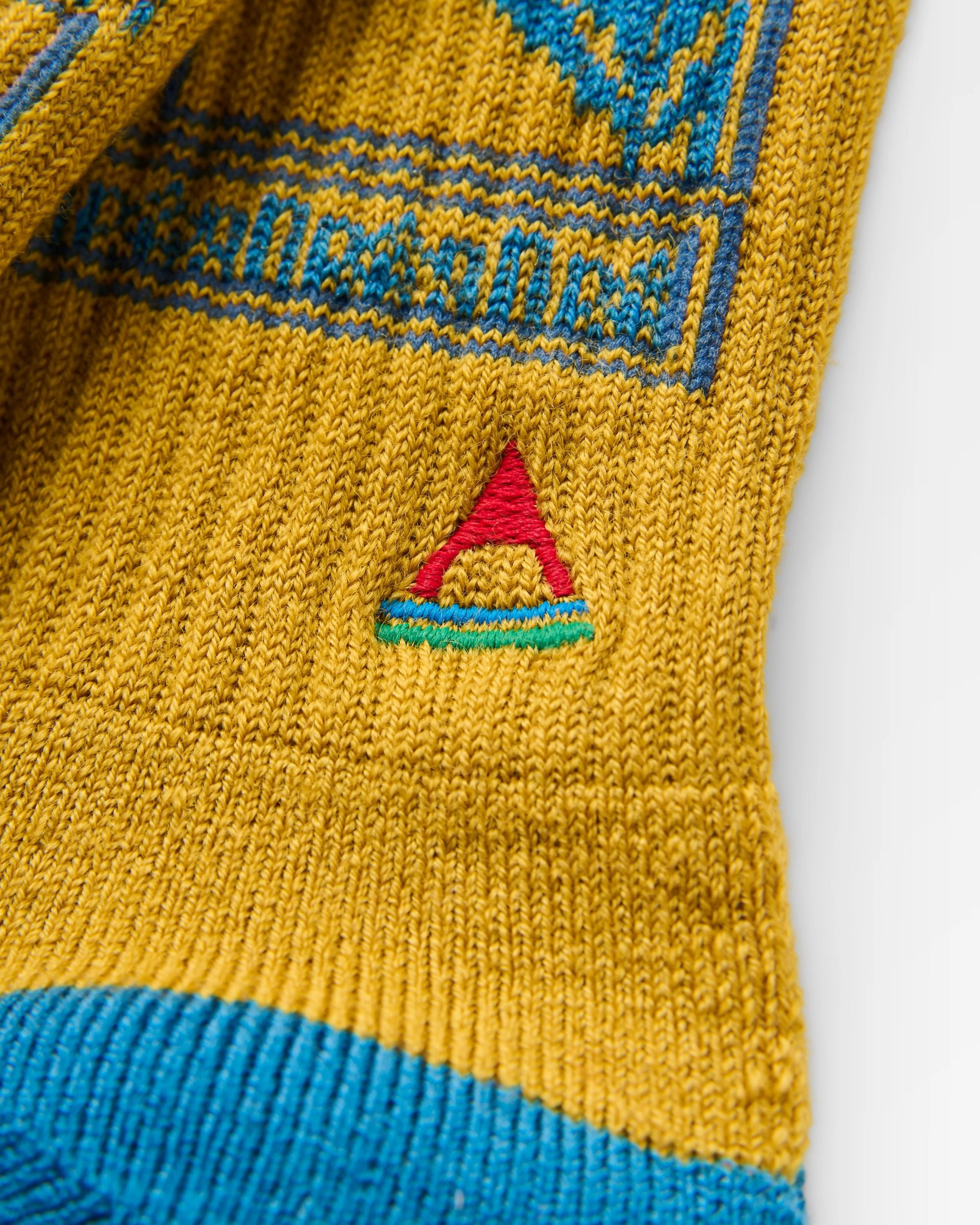 Thuring Merino Socks - Mustard Yellow - Flatlay
