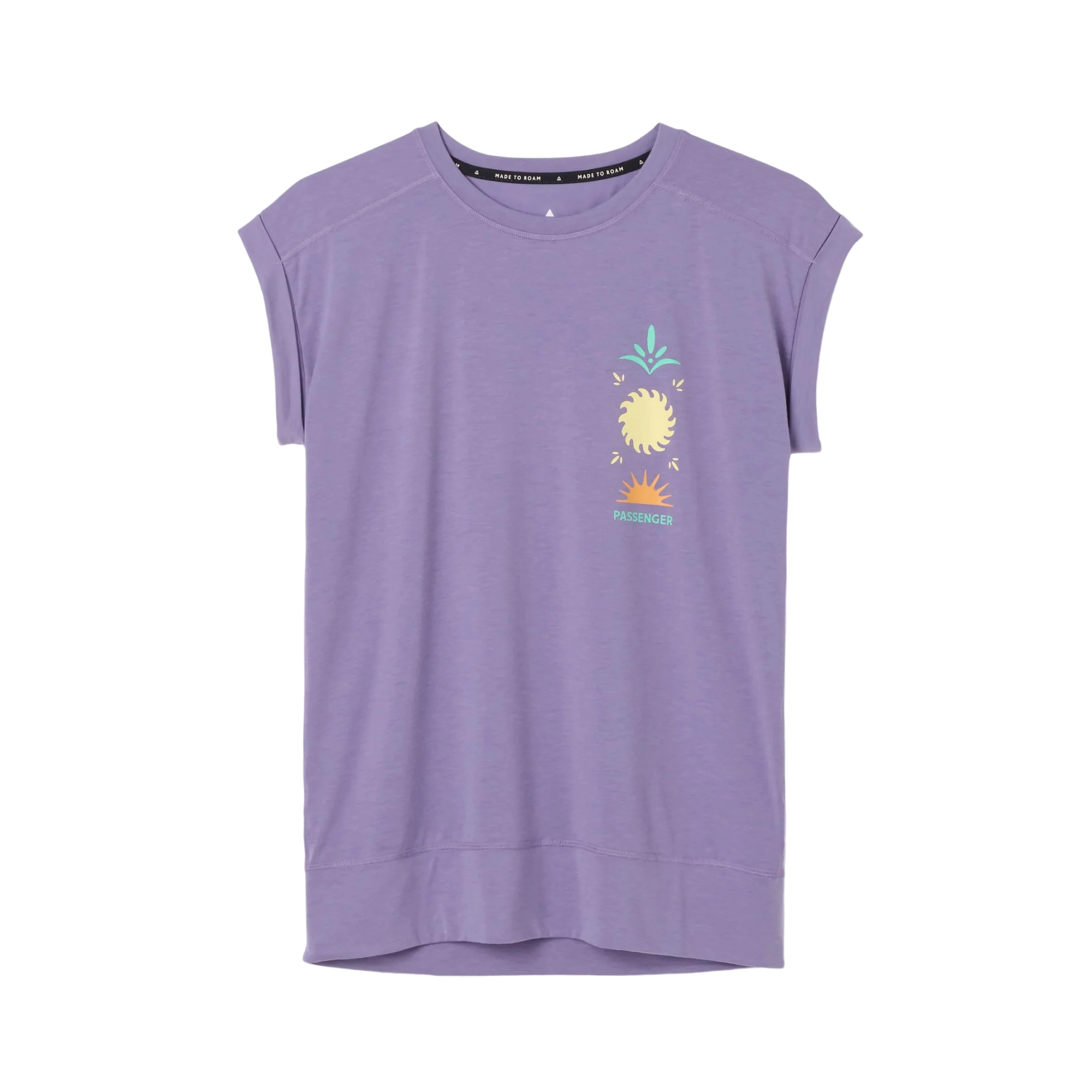 Damen Solscape Active T-Shirt - Purple Haze Marl