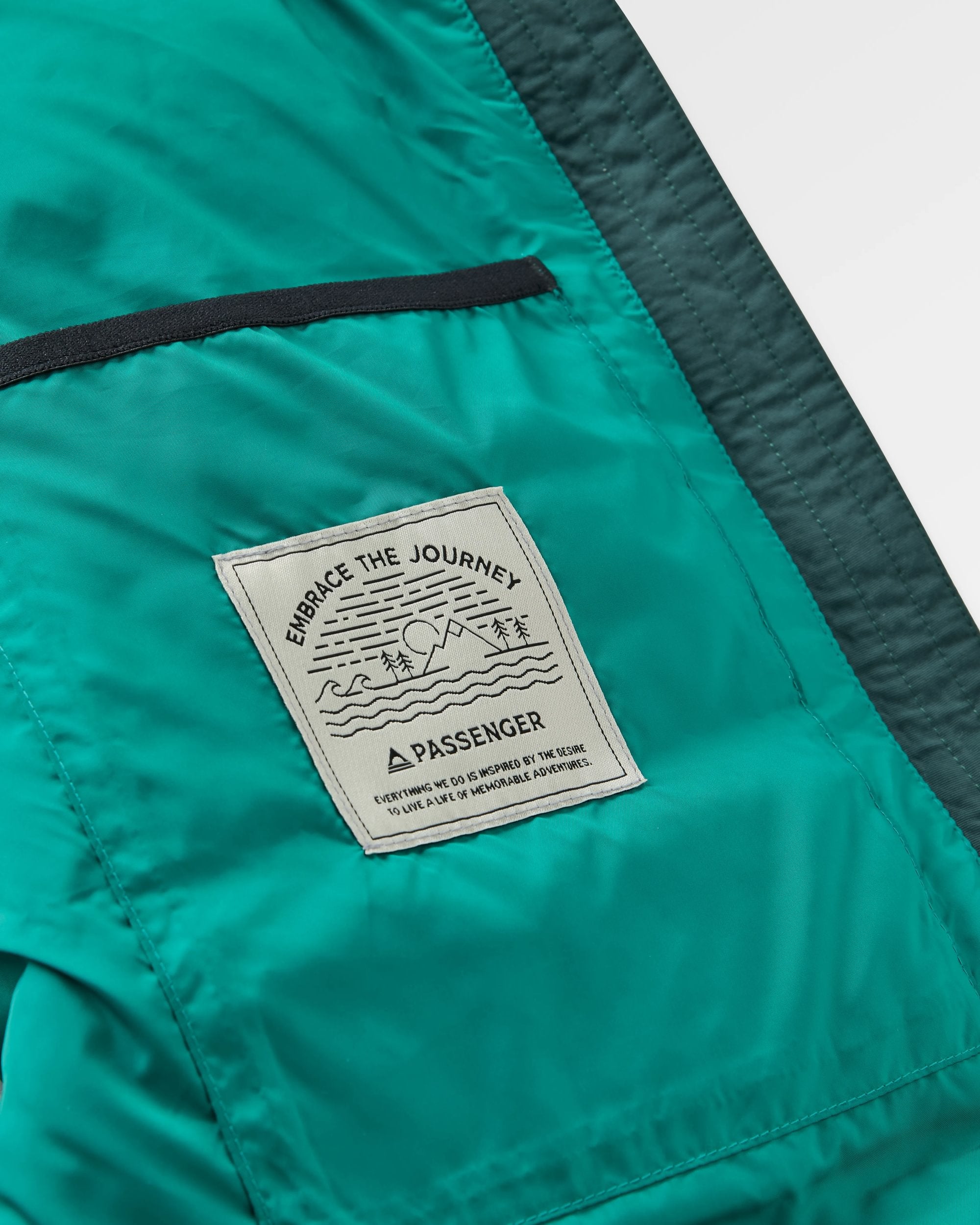 Nook Insulated Jacket - Dark Fern - Flatlay