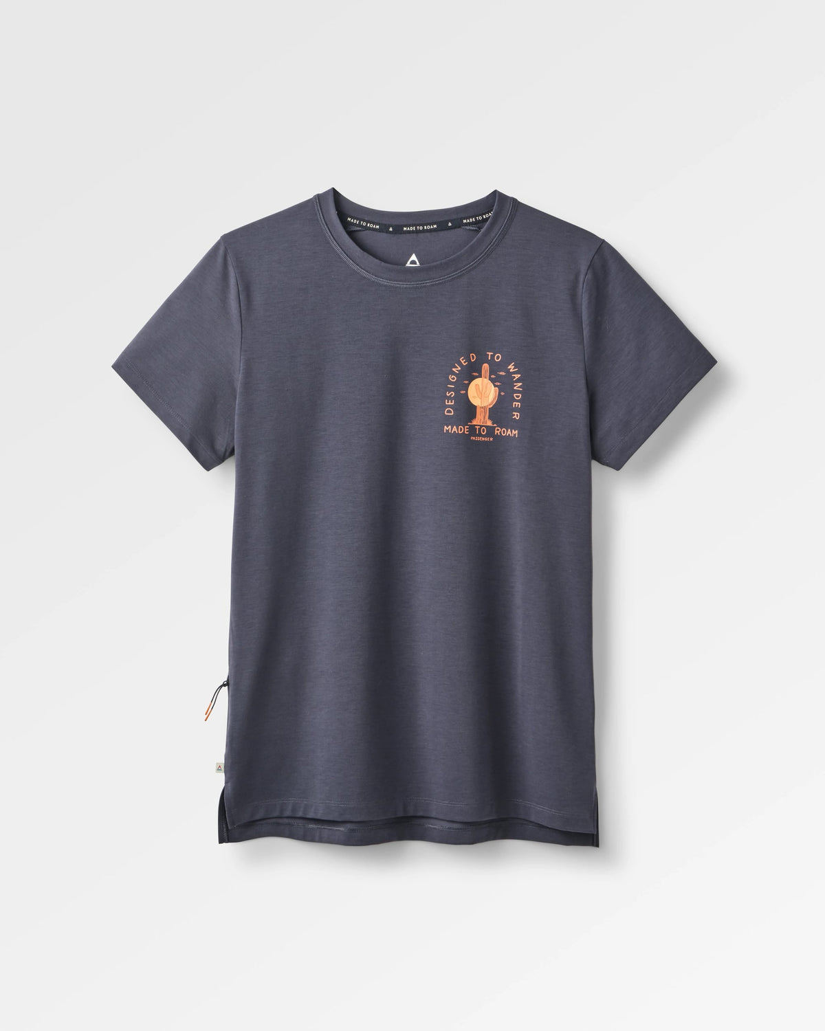 Ridescape Women's Drirelease® Active T-Shirt - Faded Black - Flatlay