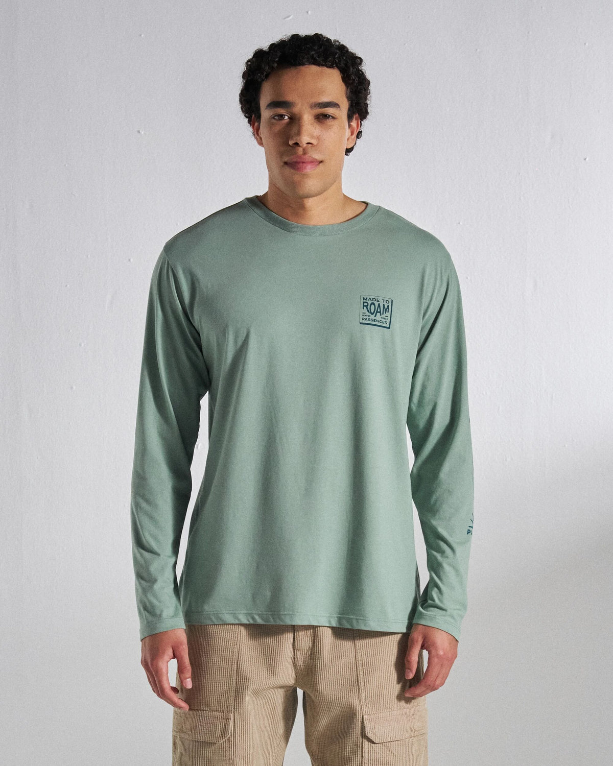 Sonoma LS T-Shirt - Pistachio - Studio Model