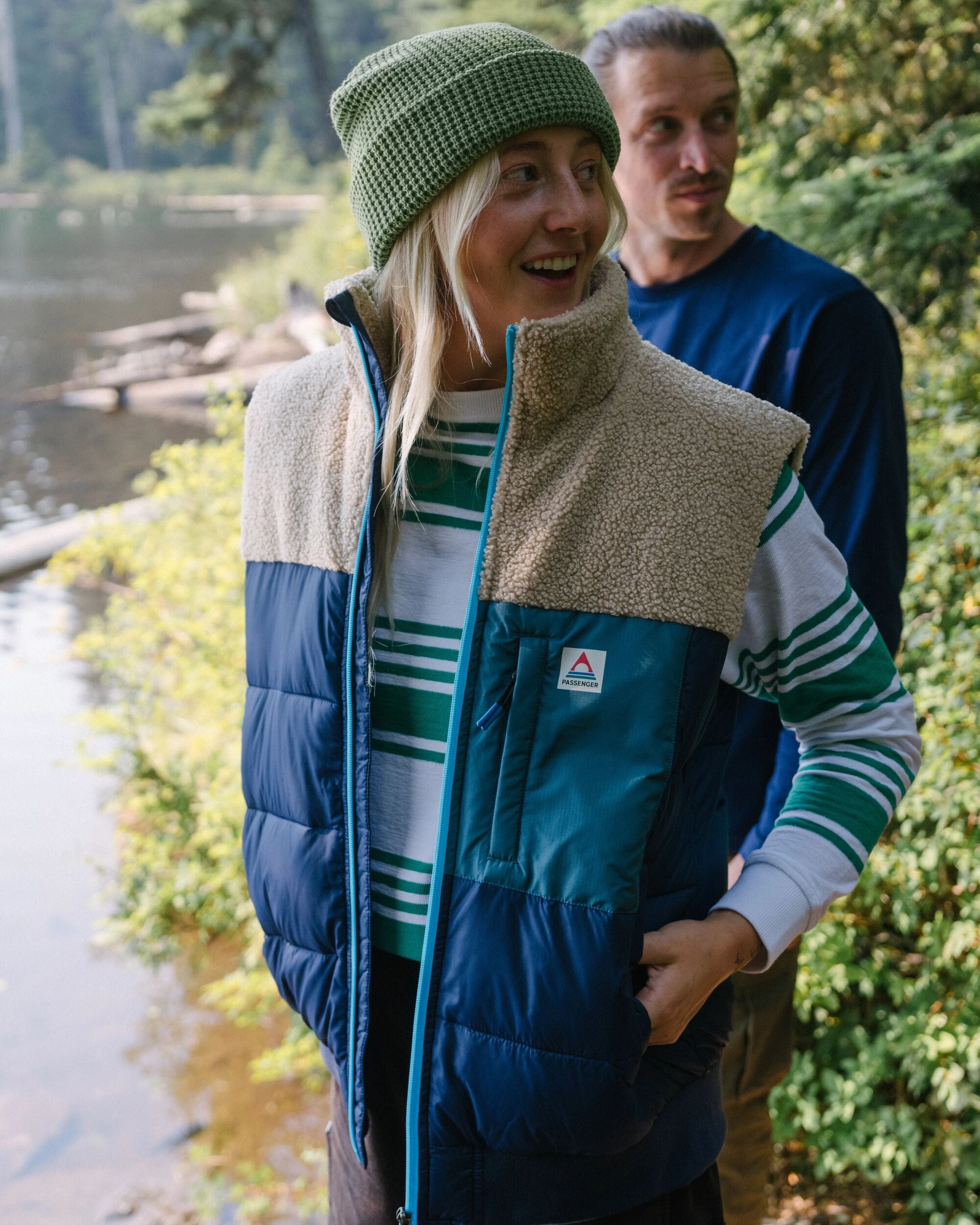 Inspire Recycled Insulated Gilet - Rich Navy - Lifestyle
