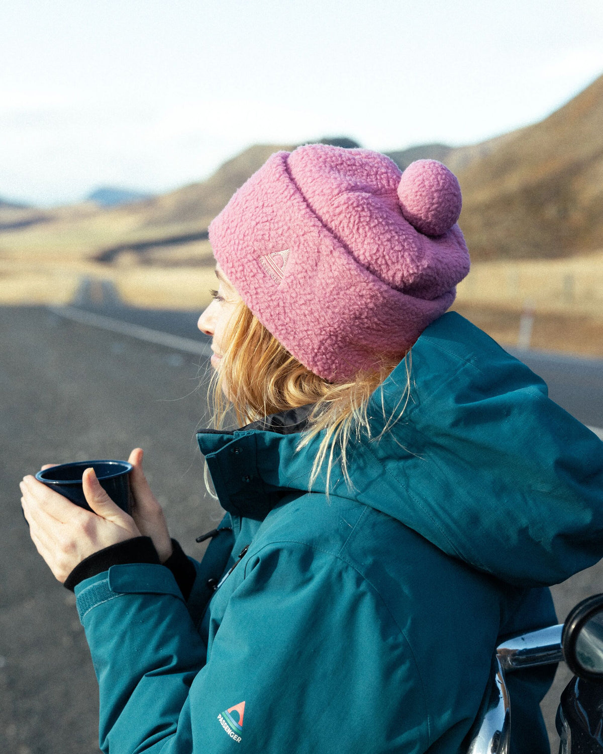 Snow Sherpa Beanie - Pink Haze - Lifestyle - Female