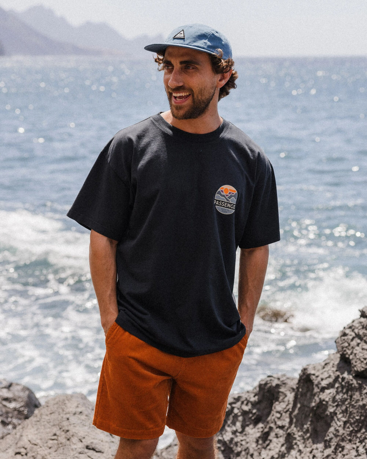 Laidback Relaxed Fit T-Shirt - Black - Lifestyle
