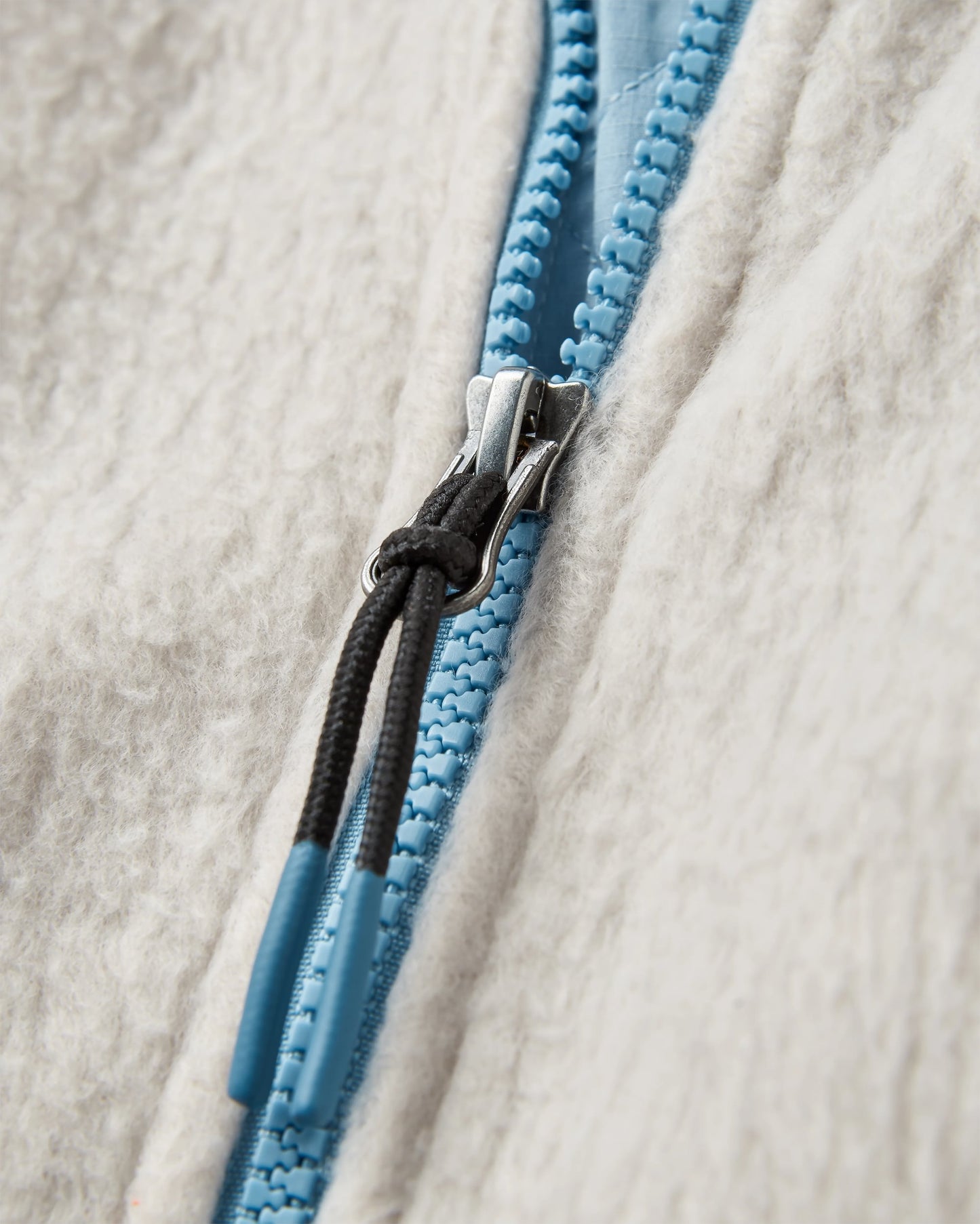 North Coast Vista 2.0 Full Zip Recycled Sherpa Fleece - Oatmeal - Flatlay