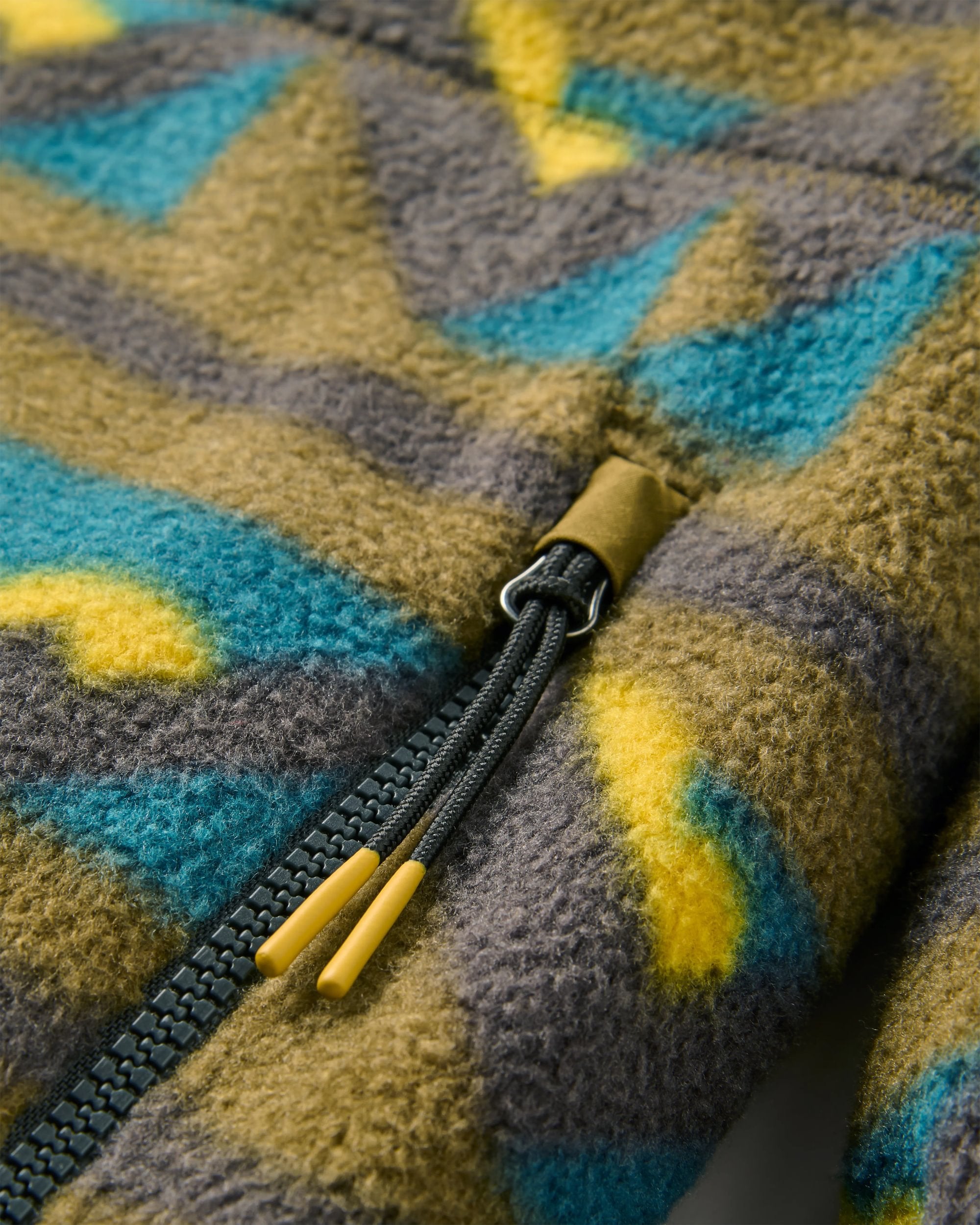 Take It Easy Polar Fleece - Views Dark Olive - Flatlay