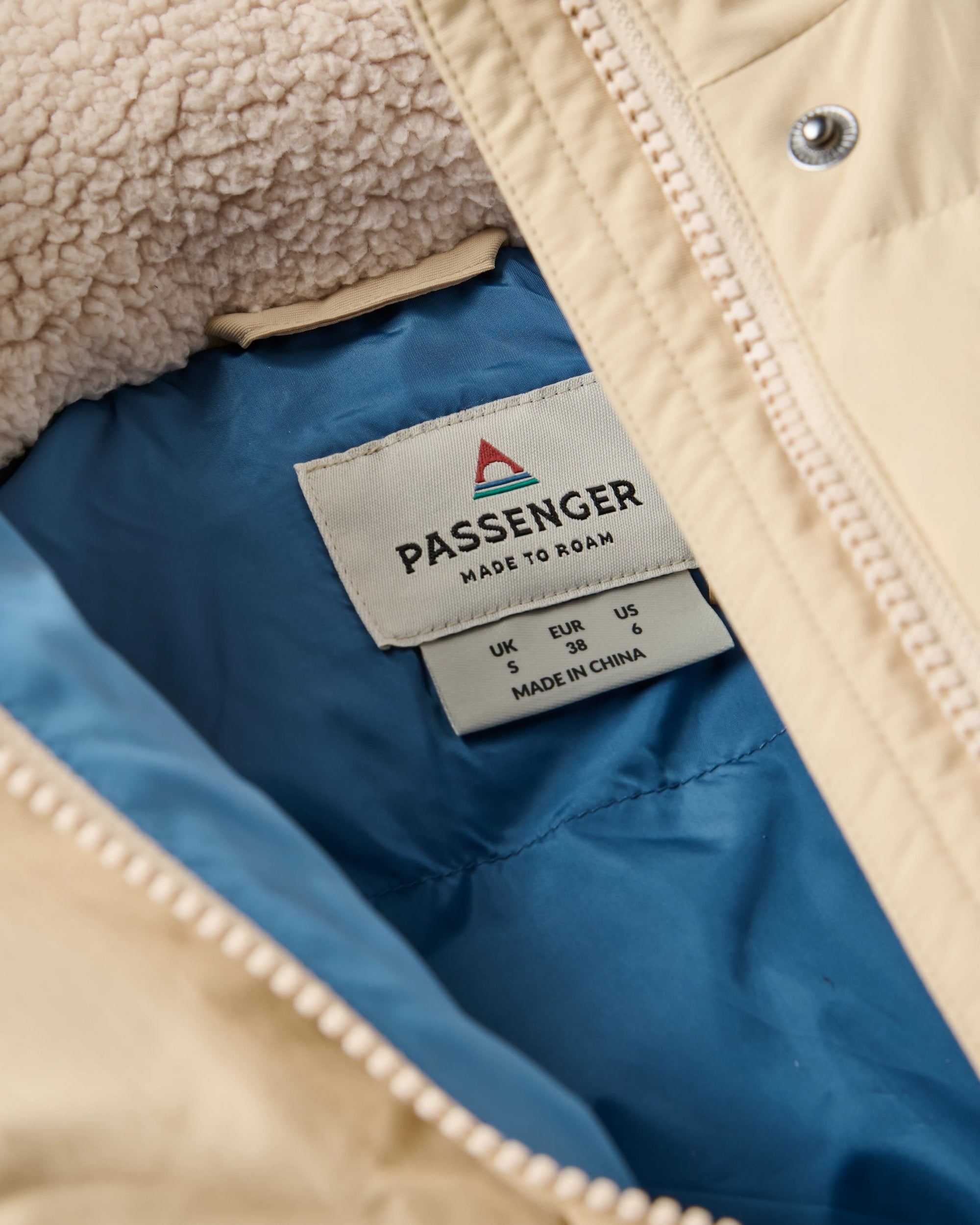 Nook Insulated Jacket - Stone - Flatlay