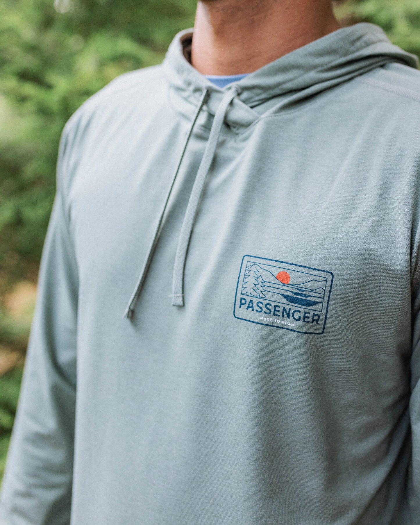 Roamscreen UPF50 Drirelease® Men's Hoodie - Pistachio - Lifestyle