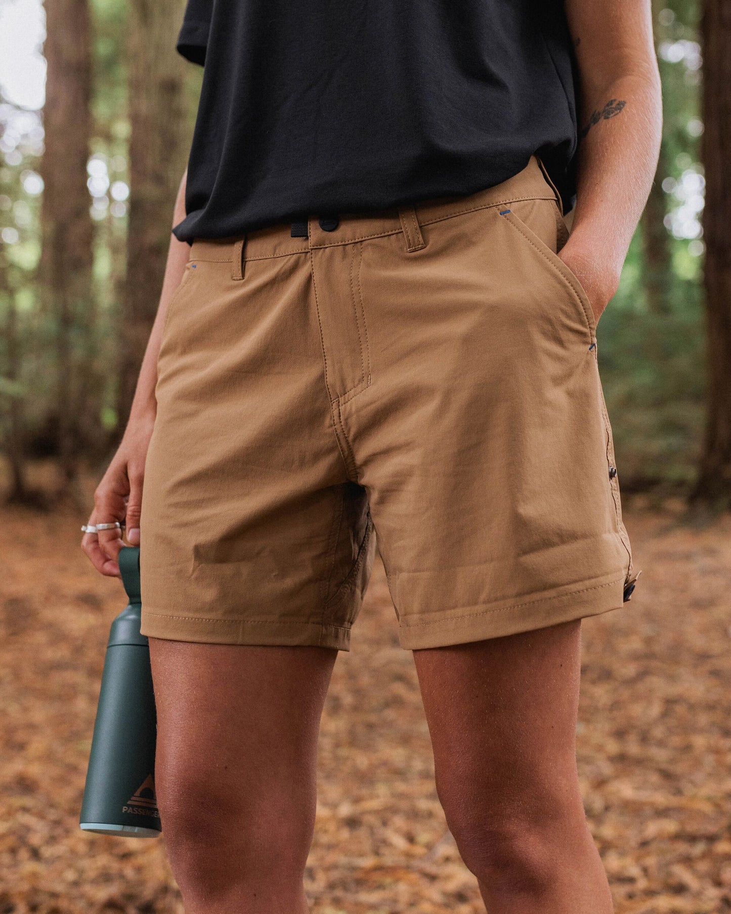 365 Trail Roll Up Short - Toffee - Lifestyle