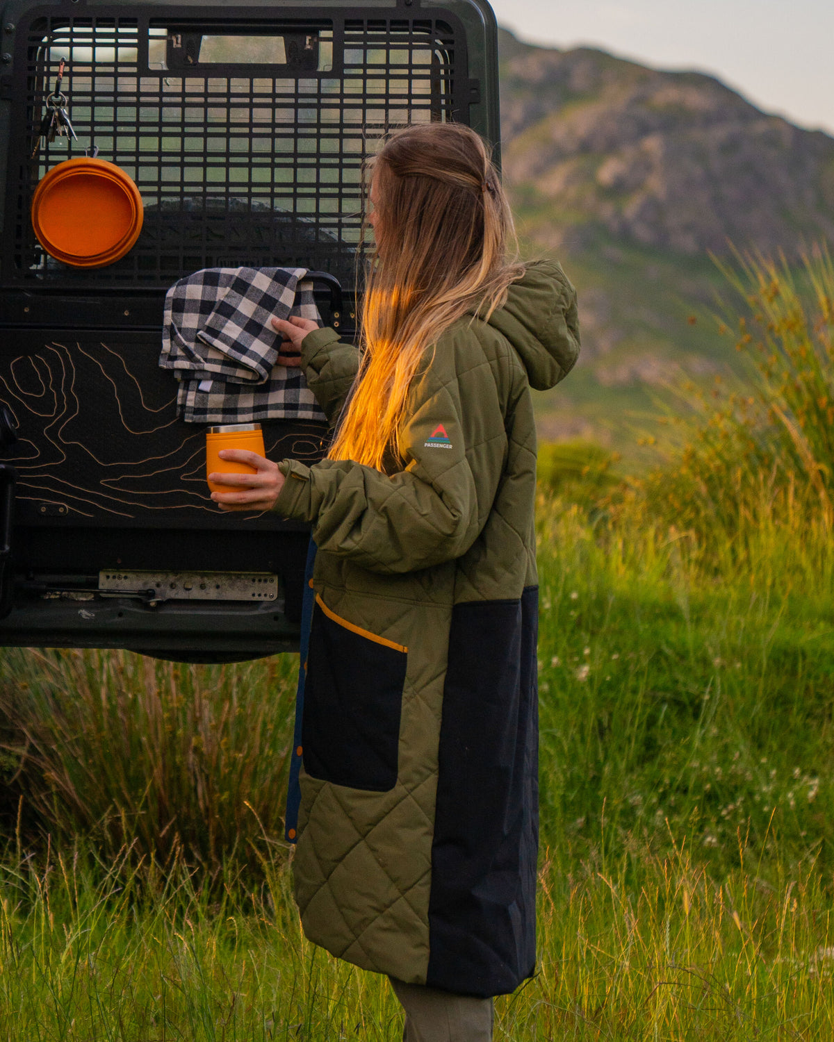 Campscape Fleece Lined Parka - Black/Khaki - IGC - Female