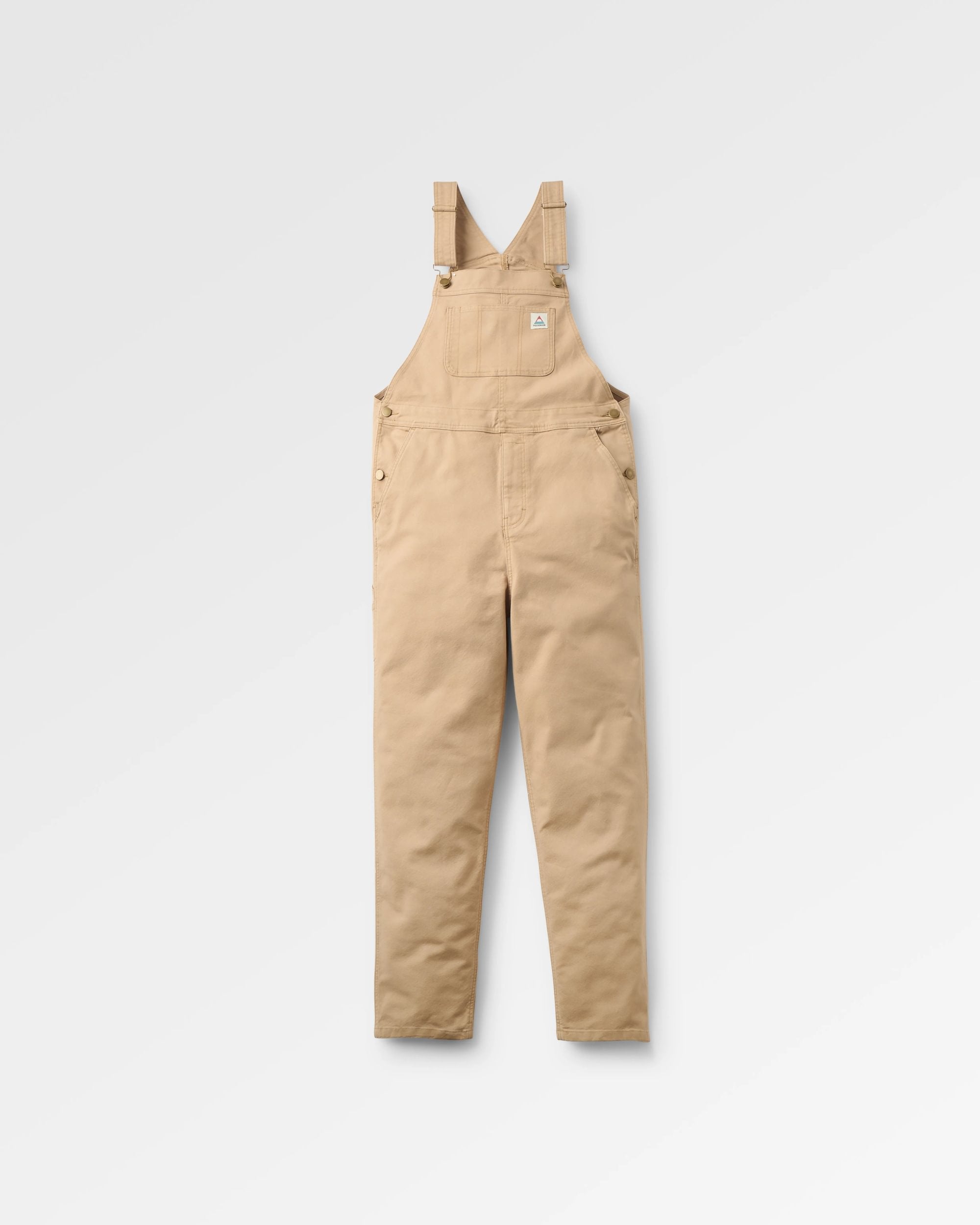 Vantage Organic Cotton Dungaree - Biscuit - Flatlay