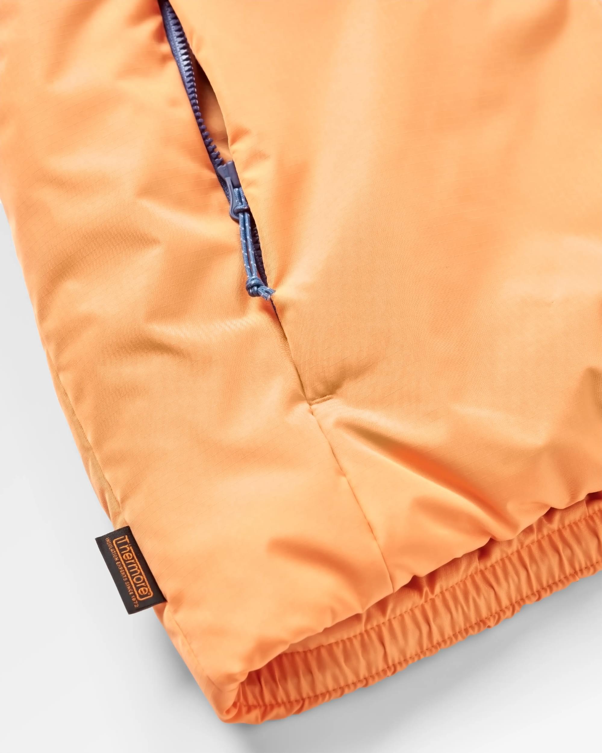 Singletrack Recycled Thermore® Insulated Jacket - Dark Denim/ Apricot - Flatlay
