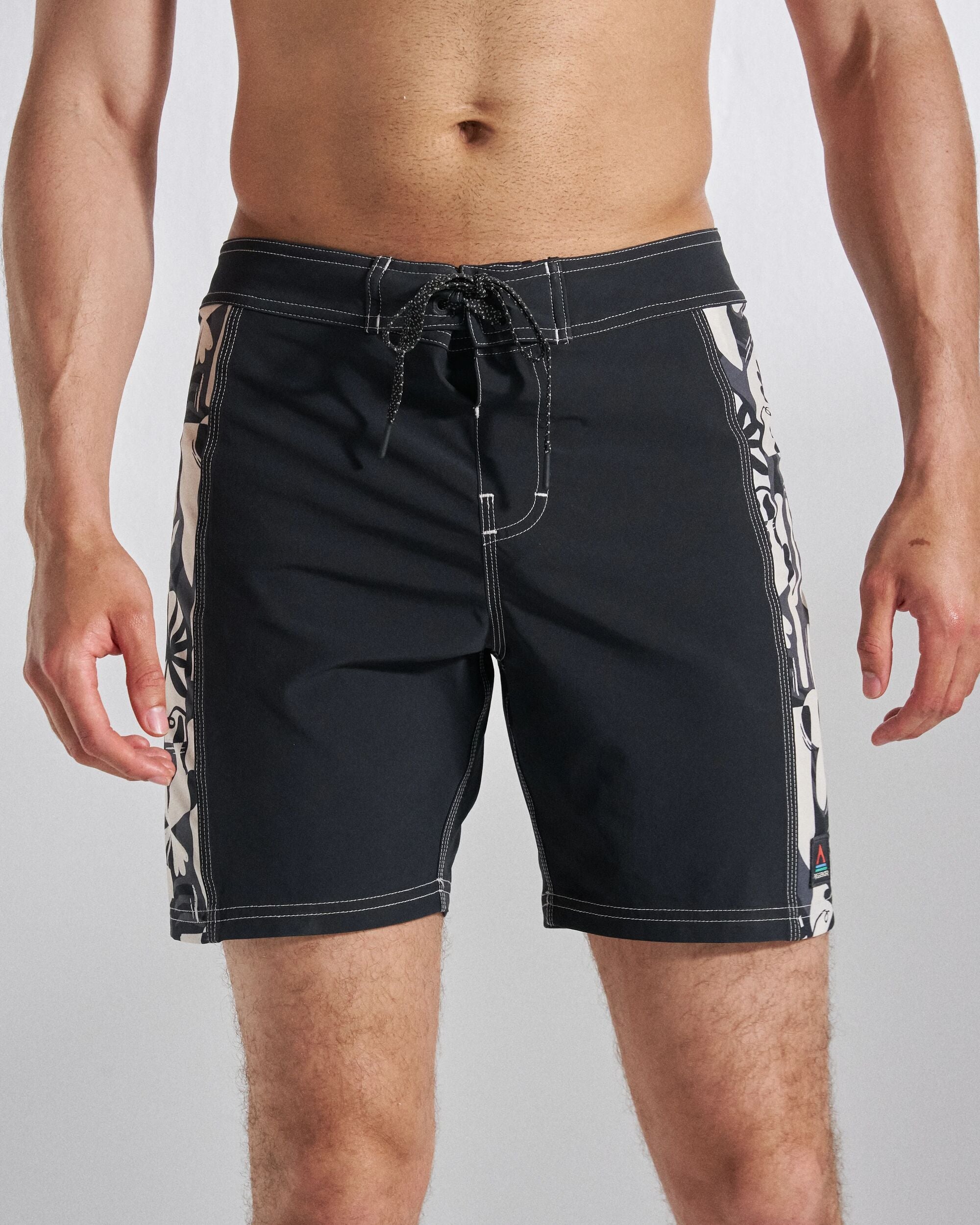 Rialto 16" Boardshort - Black - Studio Model