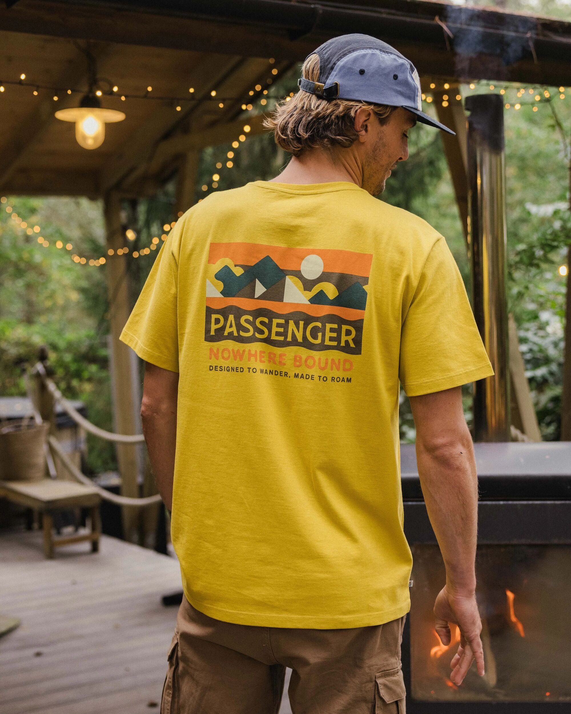 NWB Recycled Cotton T-Shirt - Heritage Yellow - Lifestyle